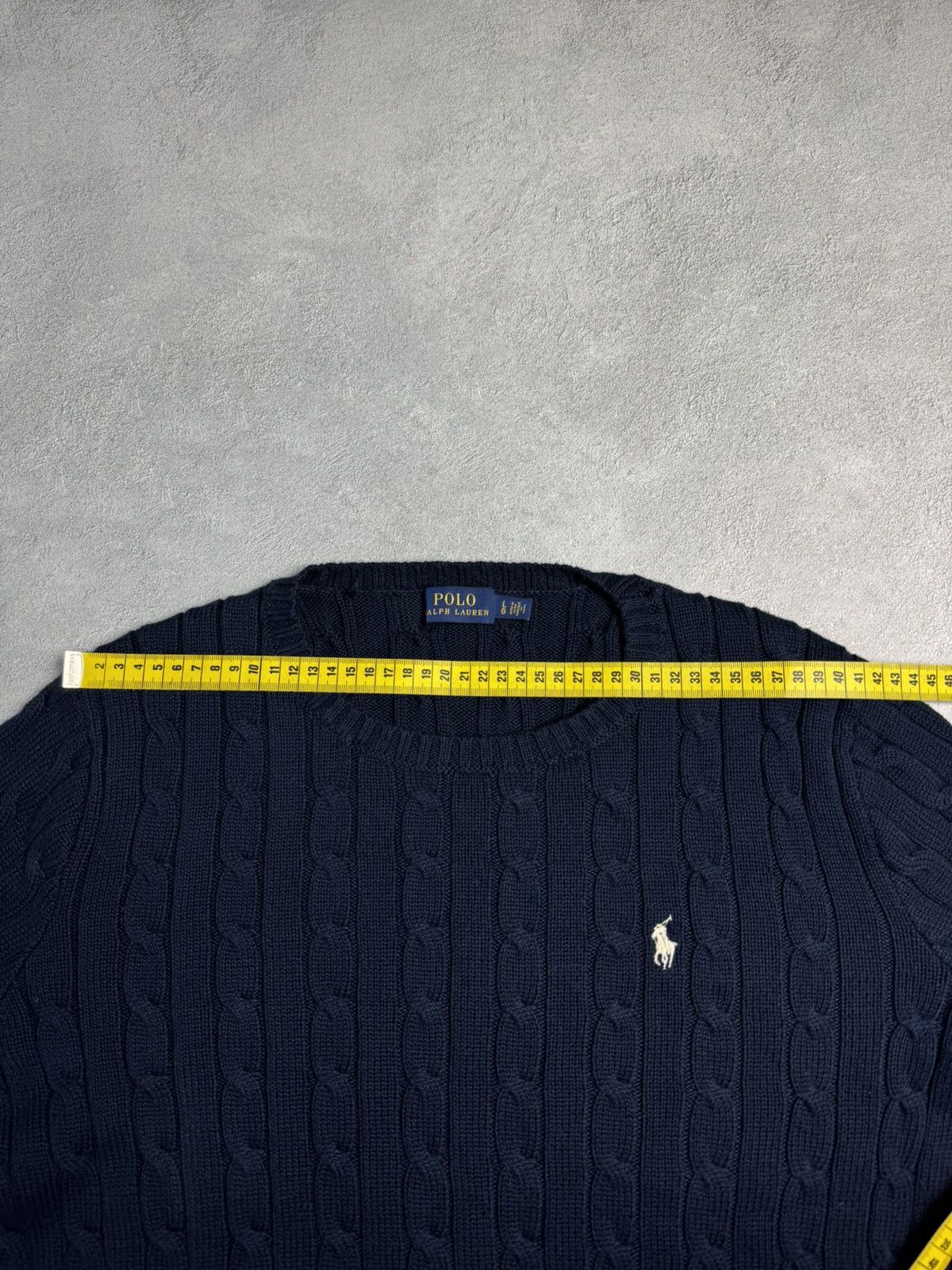 Polo Ralph Lauren Polo Ralph Lauren Crewneck Cable Knit Sweater size L Size L / US 10 / IT 46 - 12 Thumbnail