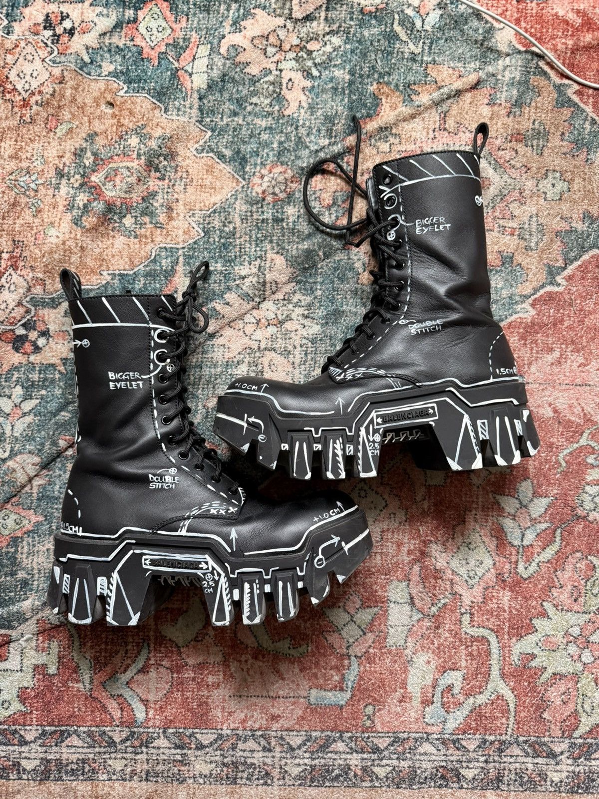Balenciaga Striker Boots Size US 8 / EU 41 - 1 Thumbnail