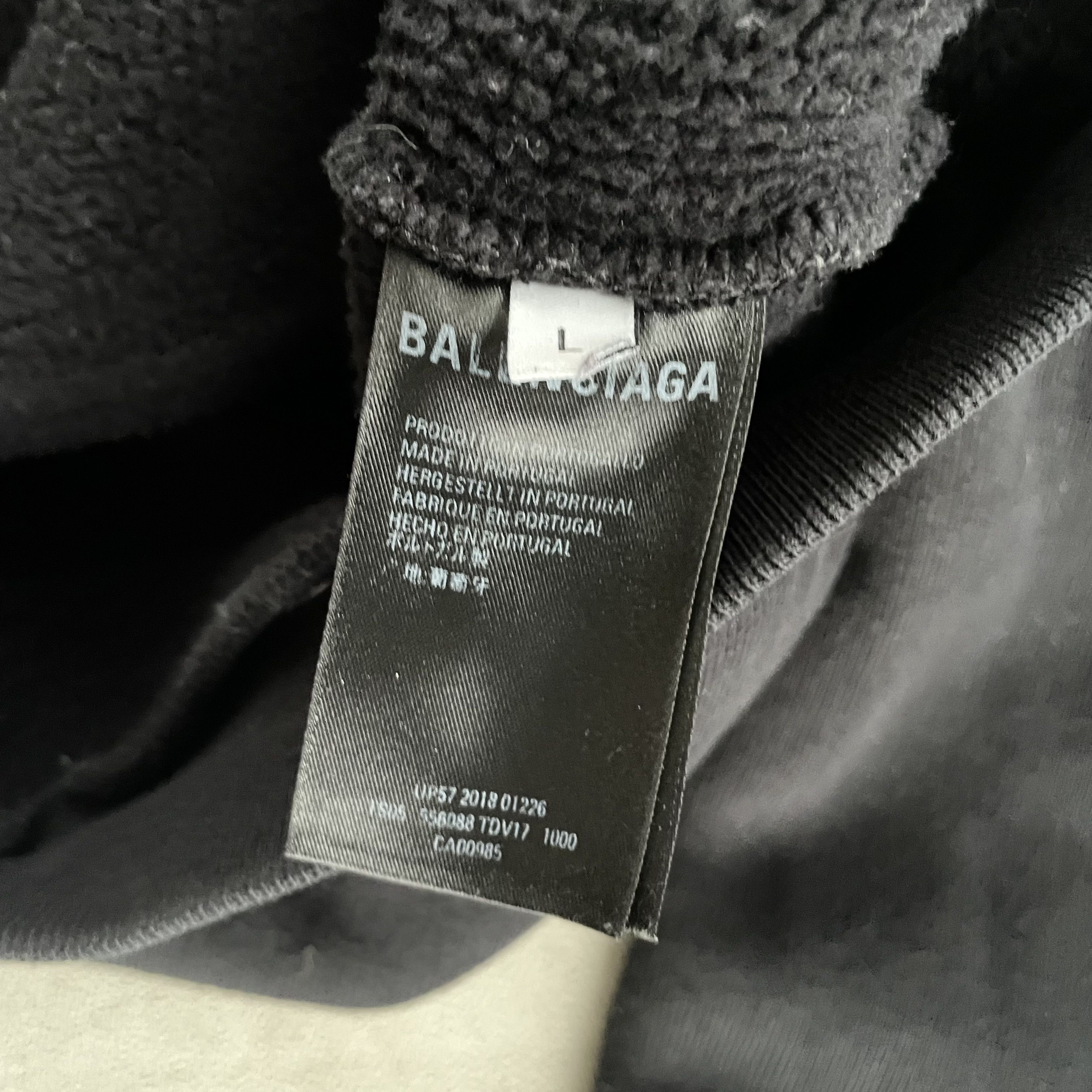 Balenciaga I Love Techno Zip-Up Hoodie Size L / US 10 / IT 46 - 5 Thumbnail