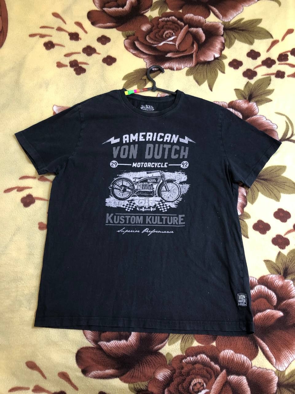 Von Dutch Von Dutch Vintage Style Wash Big Iconic Graphic T-Shirt Size US XL / EU 56 / 4 - 1 Thumbnail