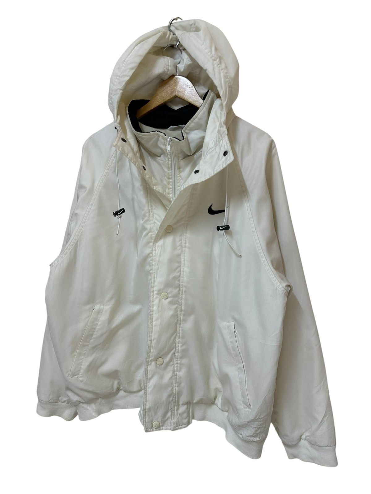 Nike Vintage 90s Nike Jacket Winter Small Logo Swoosh Size US XL / EU 56 / 4 - 2 Thumbnail