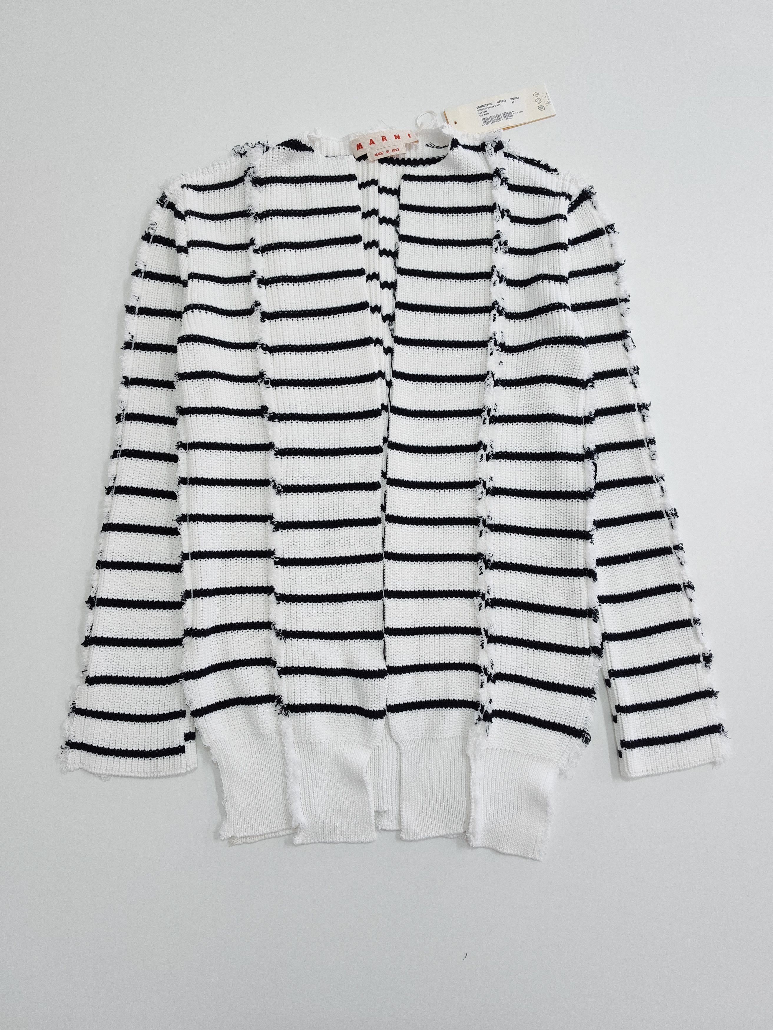 Marni Marni "Disrupted Breton Stripes" Size XXS / US 00 / IT 34 - 2 Thumbnail