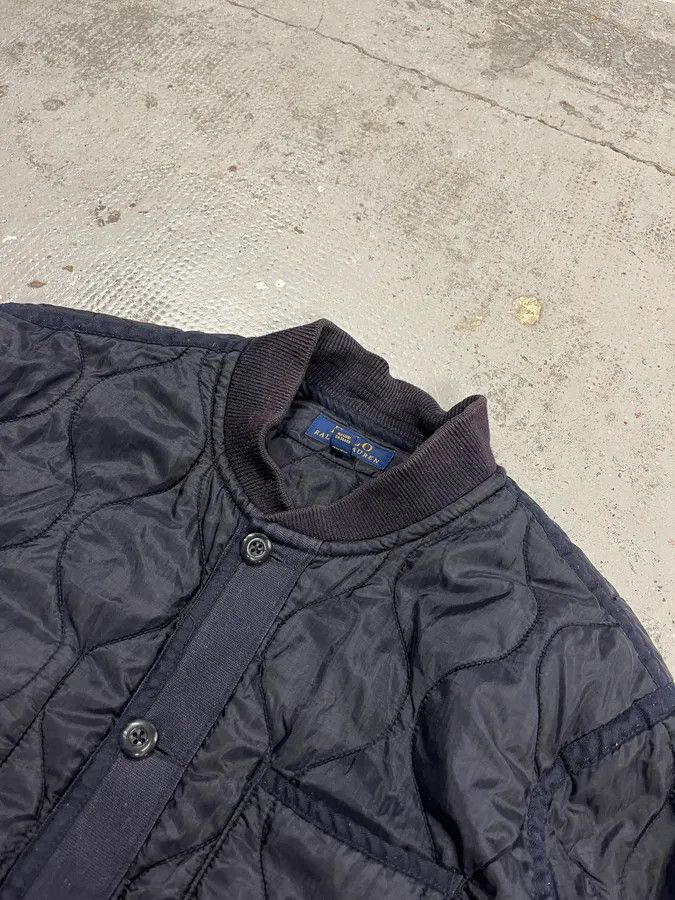 Polo Ralph Lauren Ralph Lauren Quilted Navy Japanese Bomber Jacket Size US L / EU 52-54 / 3 - 6 Thumbnail