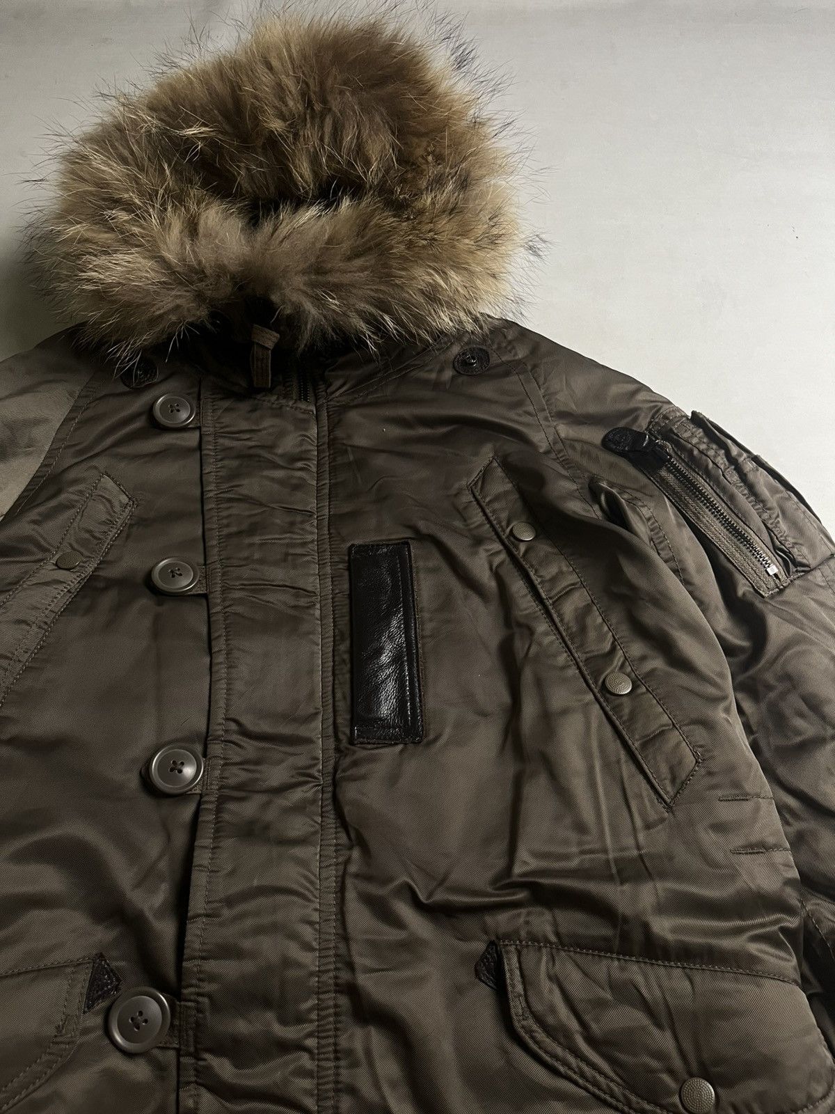 GOA 00s G.0.A Long parka Military Fur Hooded Jacket Size US M / EU 48-50 / 2 - 5 Thumbnail
