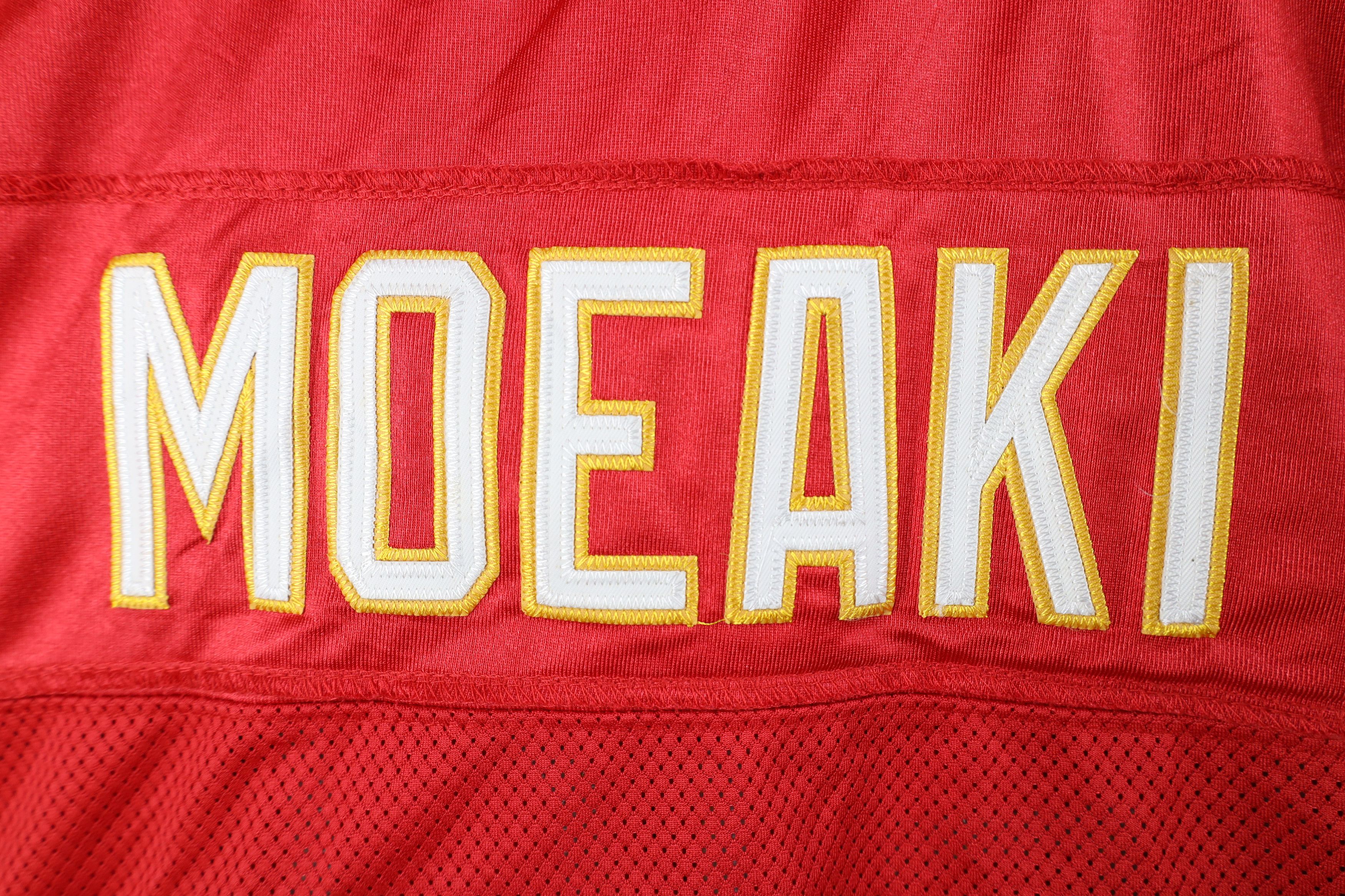 Reebok Reebok On Field Tony Moeaki Autographed Kansas City Jersey Size US XXL / EU 58 / 5 - 11 Thumbnail