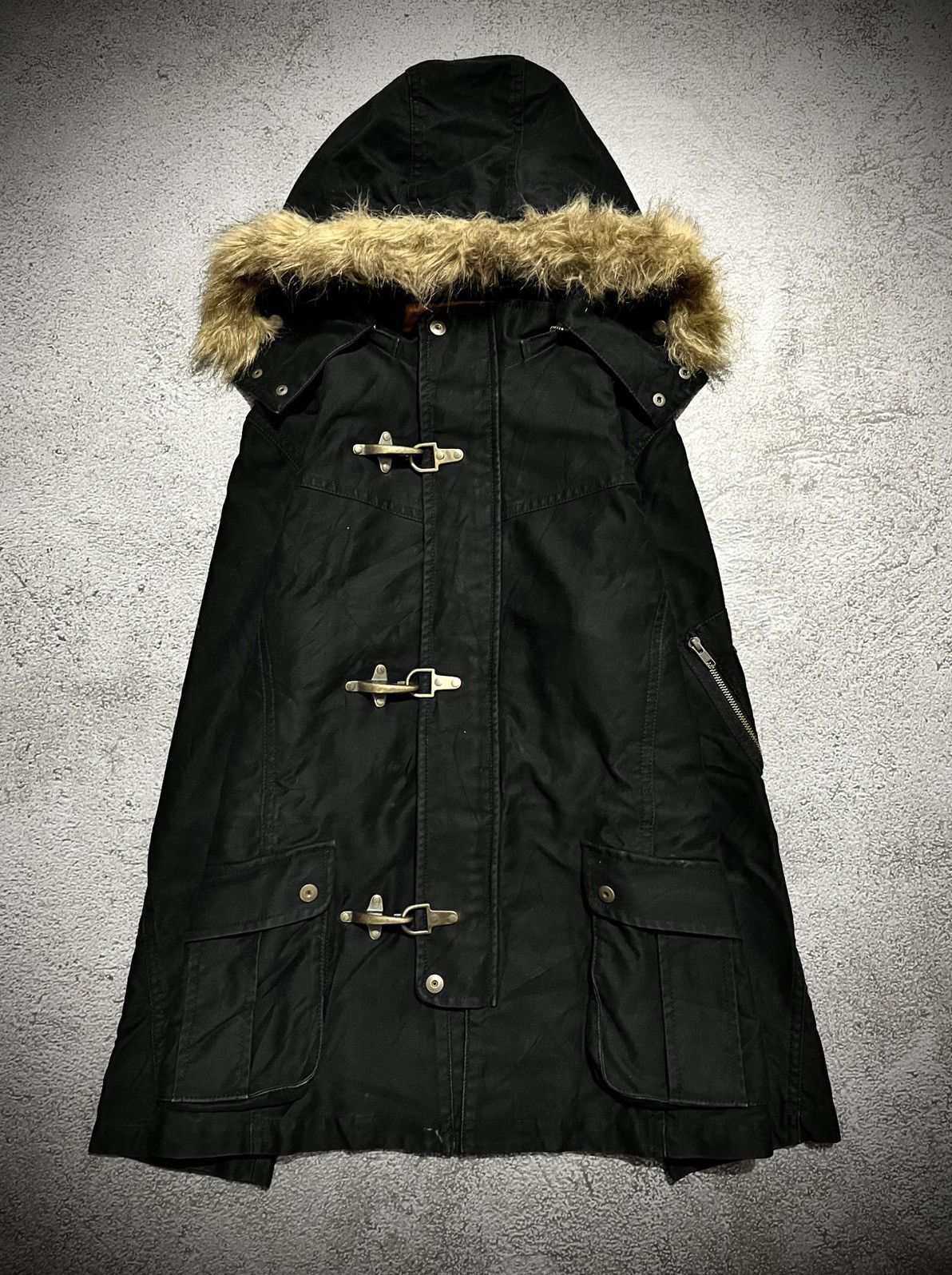 Japanese Brand 2000s Japanese On Board Suede Fur Jacket Size US L / EU 52-54 / 3 - 1 Thumbnail