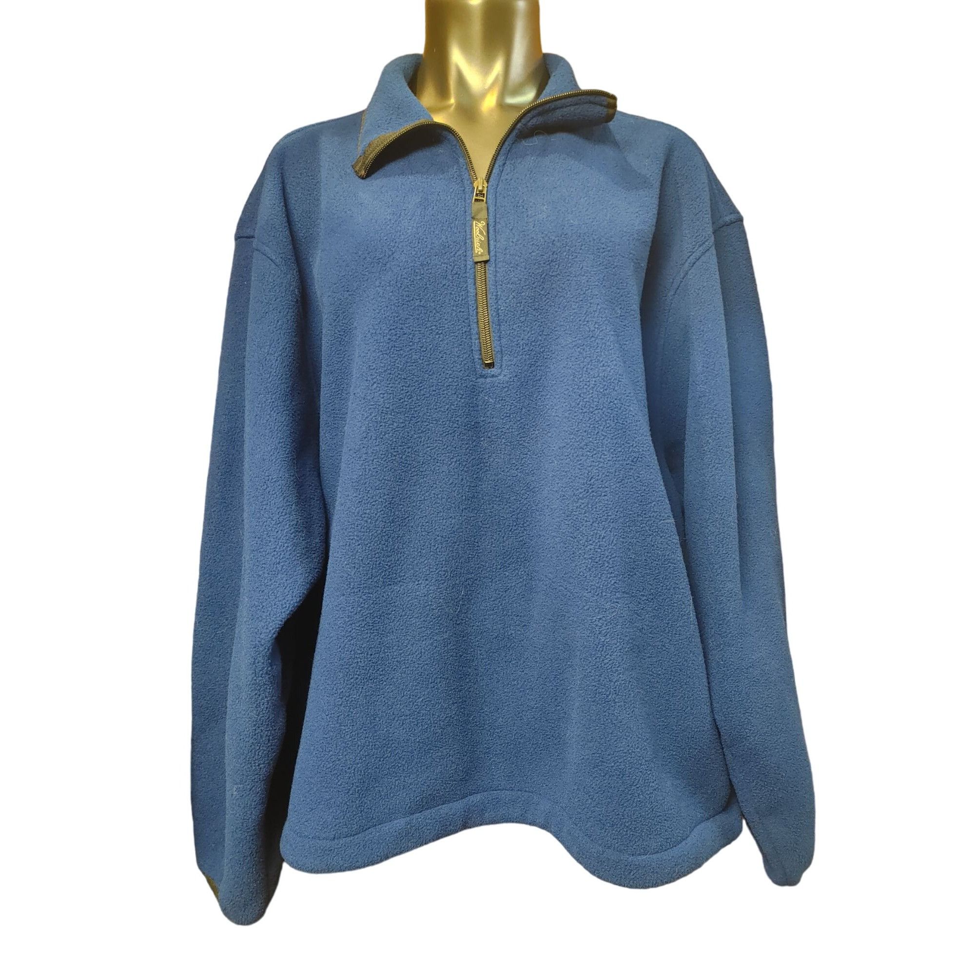 Other Woolrich Original Outerwear Men's Navy Blue Fleece Pull-Over Size US XL / EU 56 / 4 - 1 Thumbnail