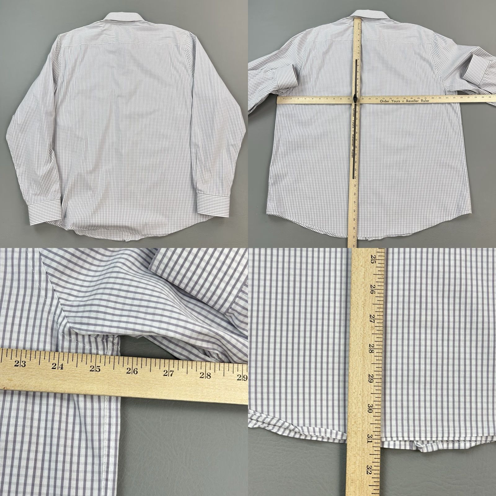 Vintage Simply Southern Shirt Mens 2XL White Check Long Sleeve Stretch Turtle Logo Preppy Size US XXL / EU 58 / 5 - 9 Thumbnail
