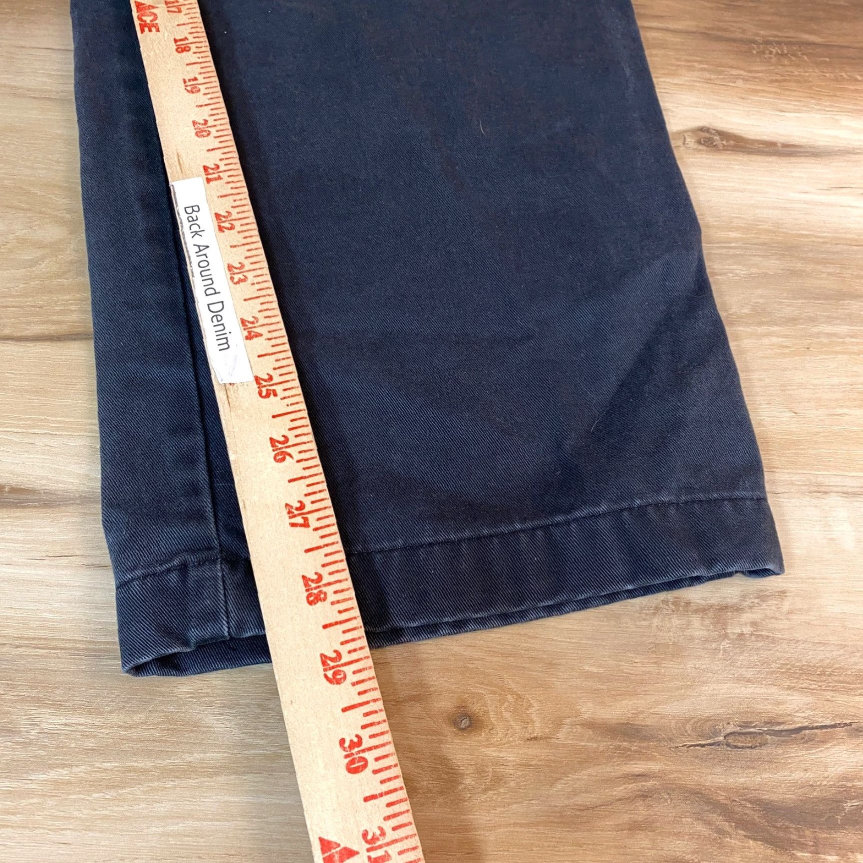 Eddie Bauer Eddie Bauer Mens Chino Pants Pleated Classic Fit Wrinkle Resistant Gray 35x30 Slant Pockets Work Casual Navy Blue Cotton Blend Button Zip Regular Mens Size US 35 - 6 Thumbnail
