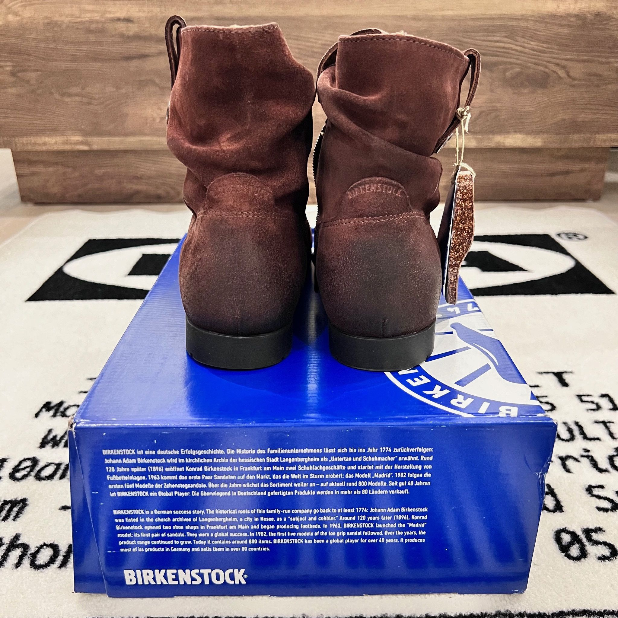 Birkenstock Birkenstock Espresso Suede Leather Ankle Boots - Regular Fit Size US 5.5 / IT 35.5 - 4 Thumbnail