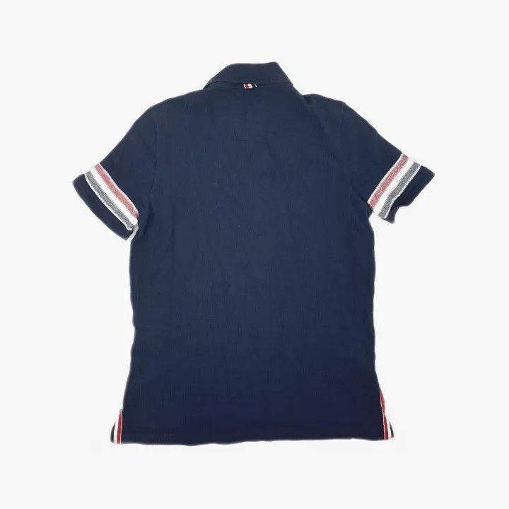 Thom Browne Color-Block Stripe Summer Polo Shirt -2507