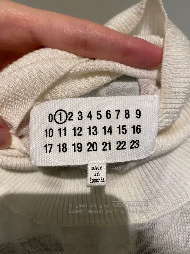 Maison Margiela Maison Margiela White transparent turtleneck sweater Size M / US 6-8 / IT 42-44 - 3 Thumbnail