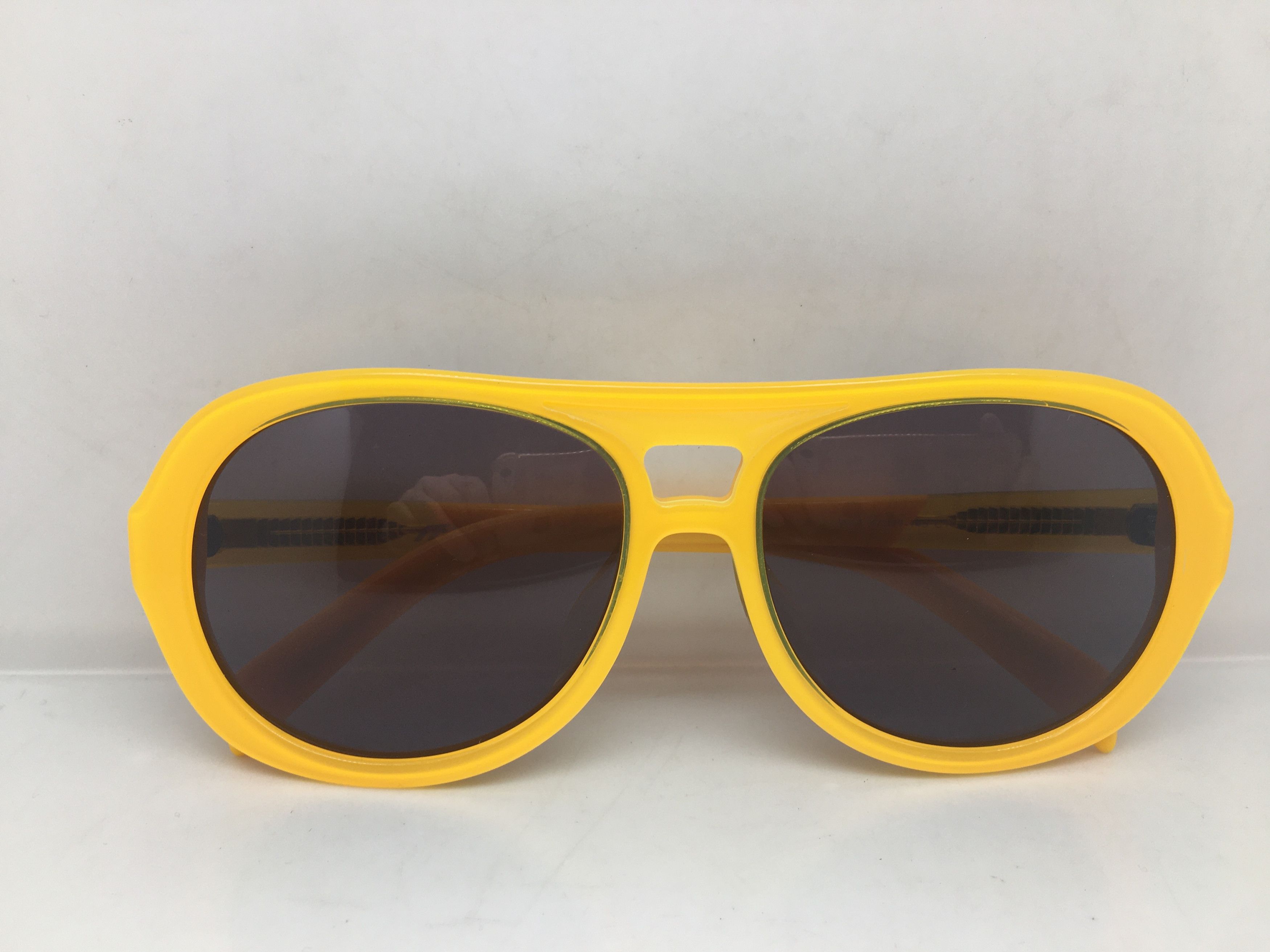 Other MIZUNO Yellow Aviator Sunglasses Frame Pilot Size ONE SIZE - 8 Thumbnail