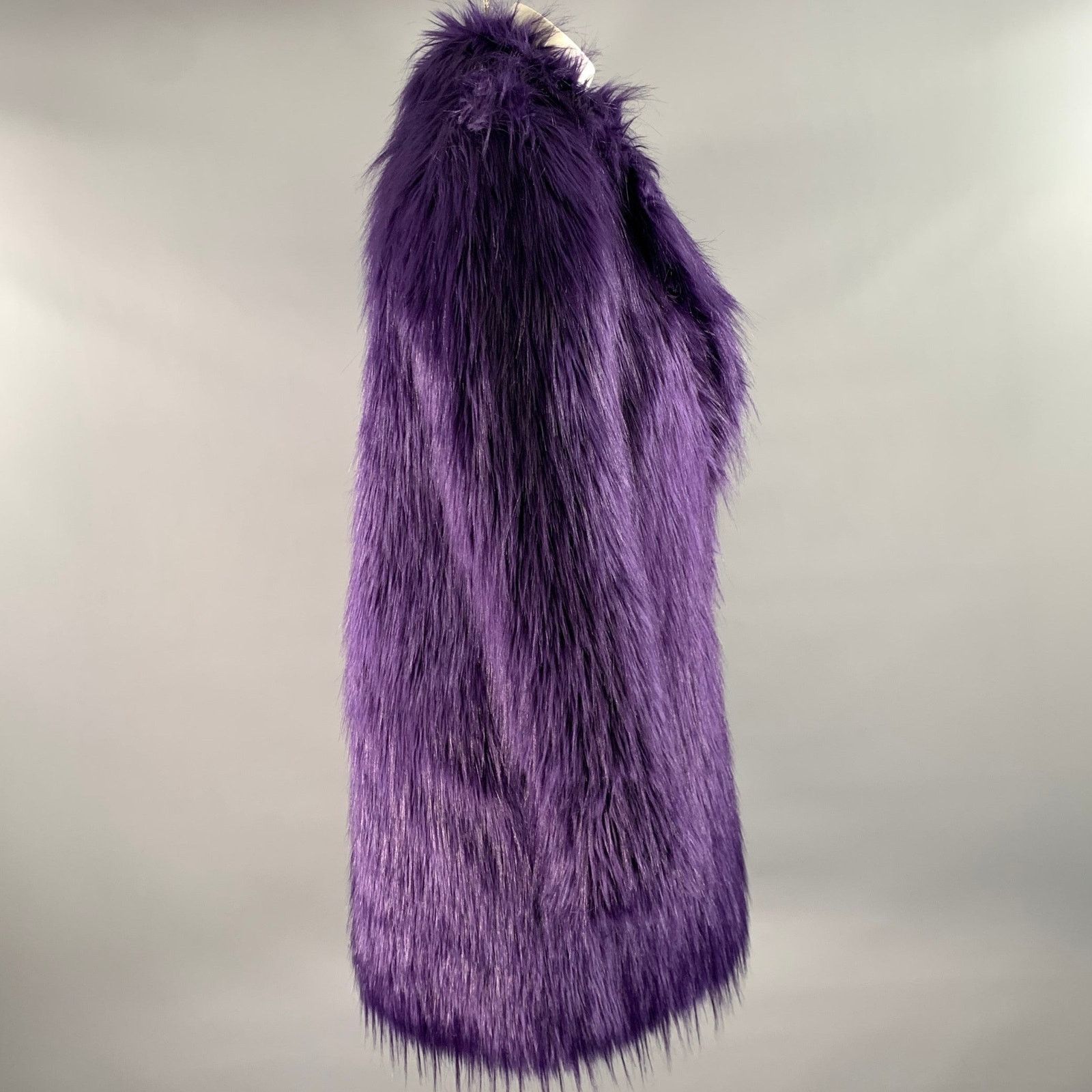Michael Kors MICHAEL by MICHAEL KORS S Faux Fur Modacrylic Blend Coat Size S / US 4 / IT 40 - 3 Thumbnail