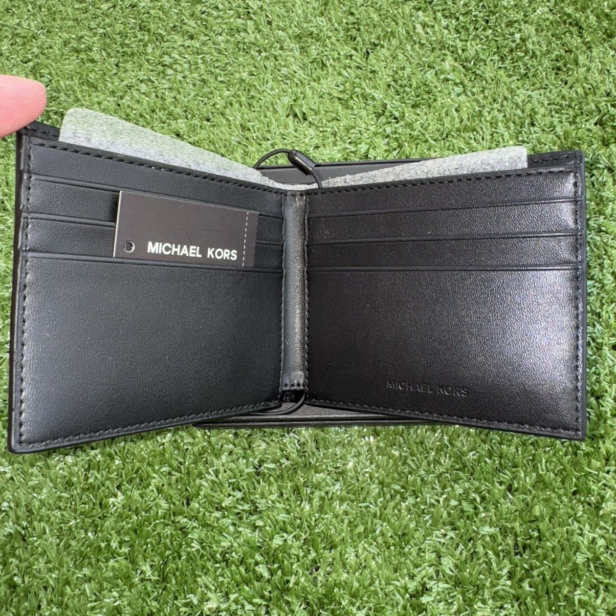 Michael Kors × Vintage Michael Kors Black Jet Set Leather Bi-Fold (Billfold) Wallet Size ONE SIZE - 2 Thumbnail
