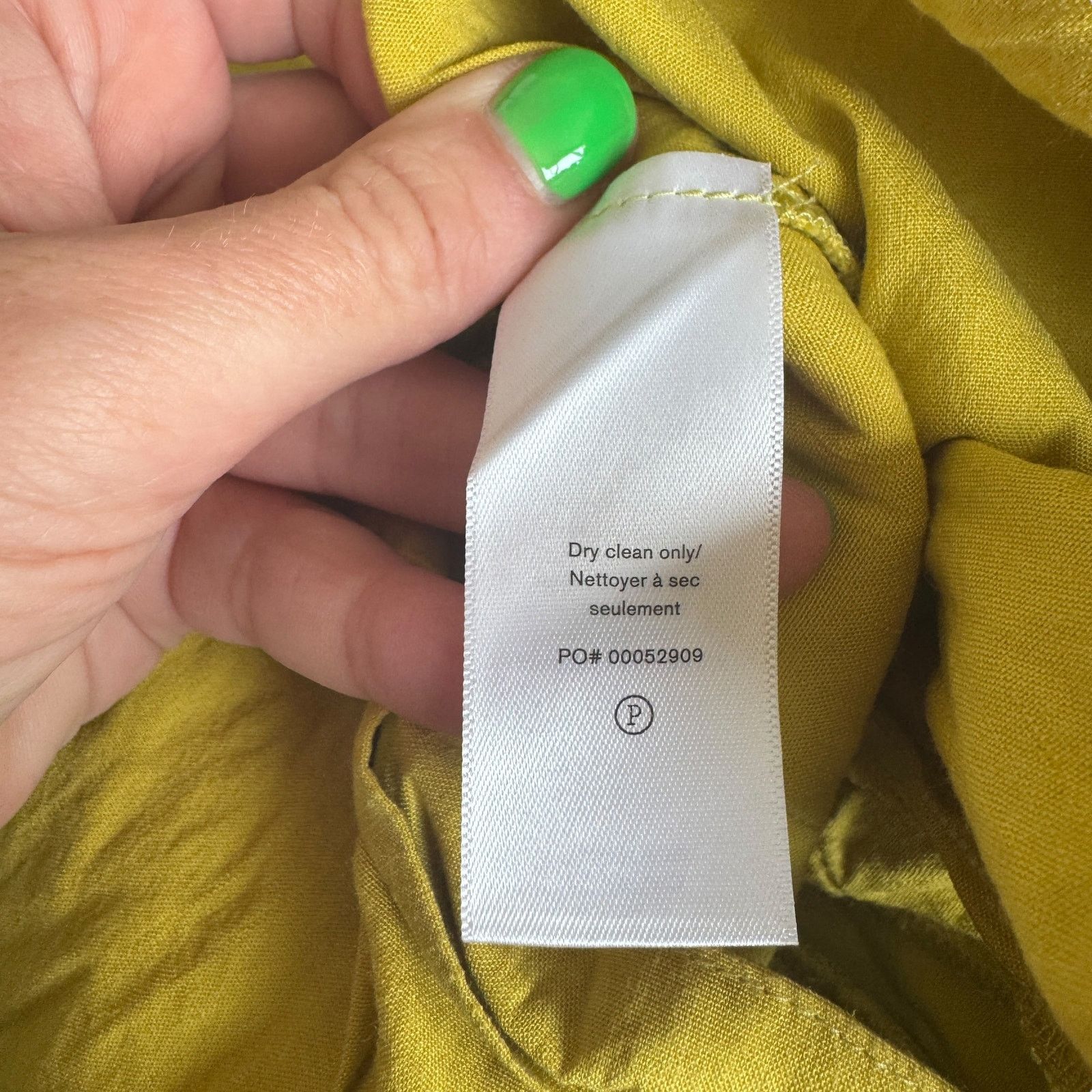 Rag & Bone Rag & Bone Surplus Short Sleeve Romper Chartreuse Green Size 25" / US 0 / IT 36 - 11 Thumbnail