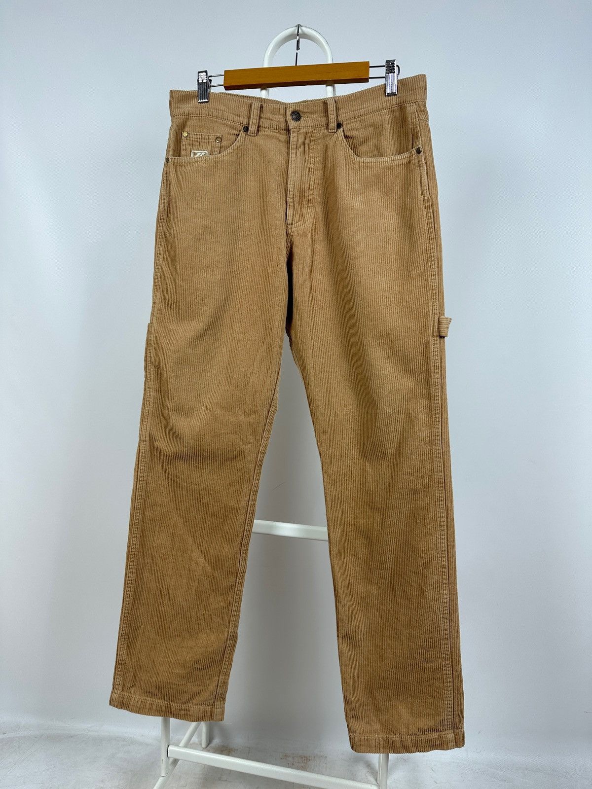 Karl Kani Vintage Karl Kani Corduroy Y2K Rap Baggy Cargo Pants Size US 30 / EU 46 - 2 Thumbnail