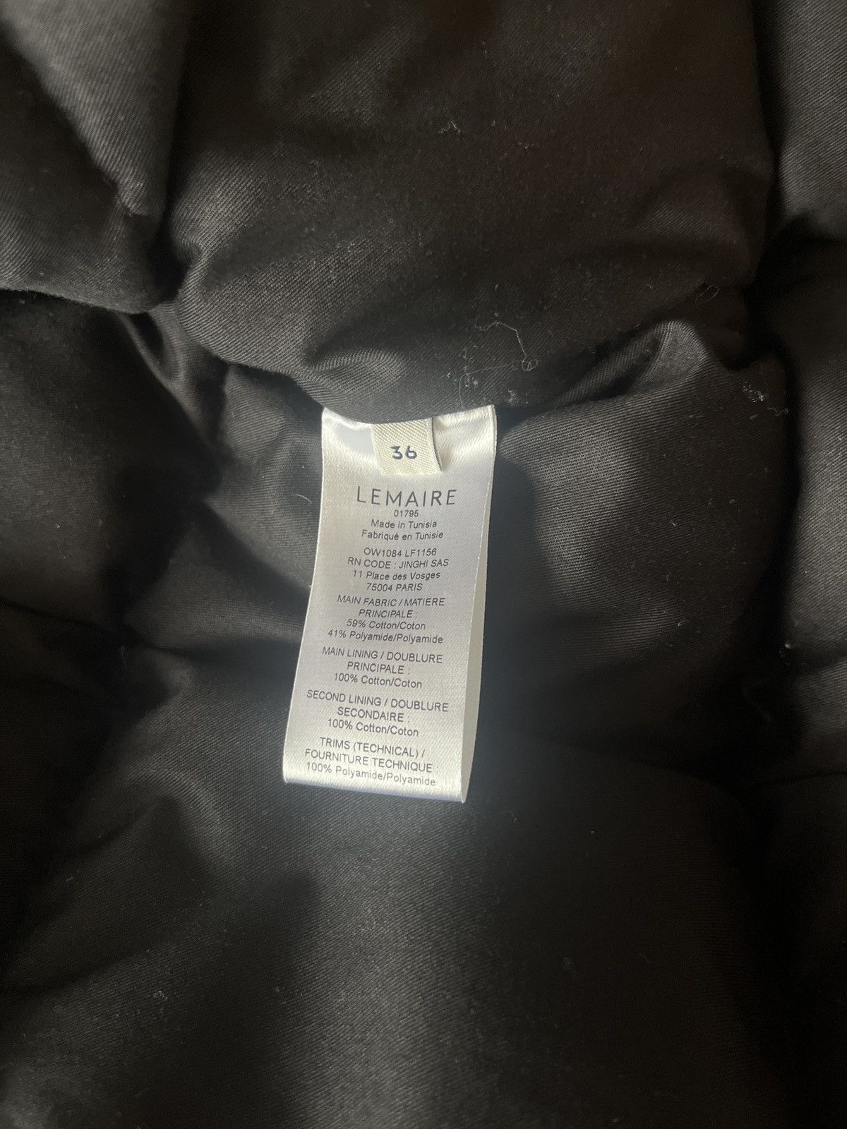 Lemaire Like New Lemaire Down Puffer Jacket Size XS / US 0-2 / IT 36-38 - 3 Thumbnail