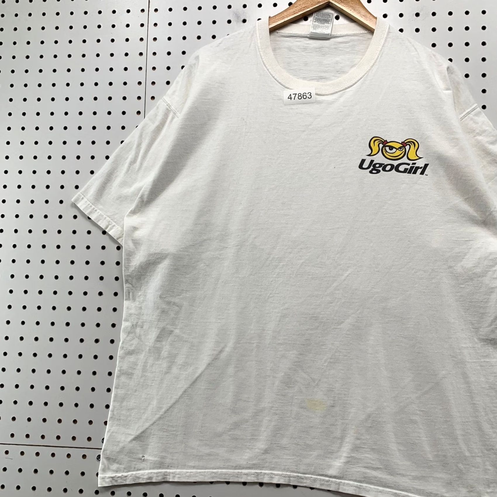 Vintage VINTAGE UGO Girl T Shirt Mens XL White Ugogirl Party Like A Girl Shirt Mens XL White Ugogirl 90s Beer Funny Event Summer Spring Mens Size US XL / EU 56 / 4 - 5 Thumbnail