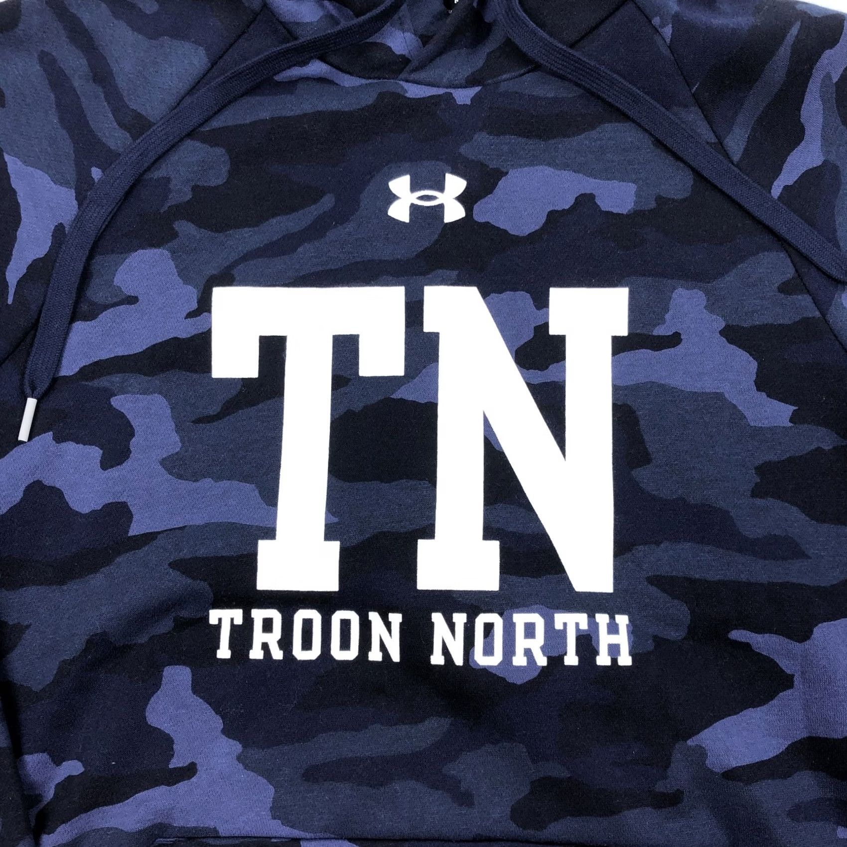 Under Armour Under Armour Hoodie Pullover Camouflage TN Camo Camouflage Blue White Navy Men M Pullover Hoodie Size US M / EU 48-50 / 2 - 2 Thumbnail