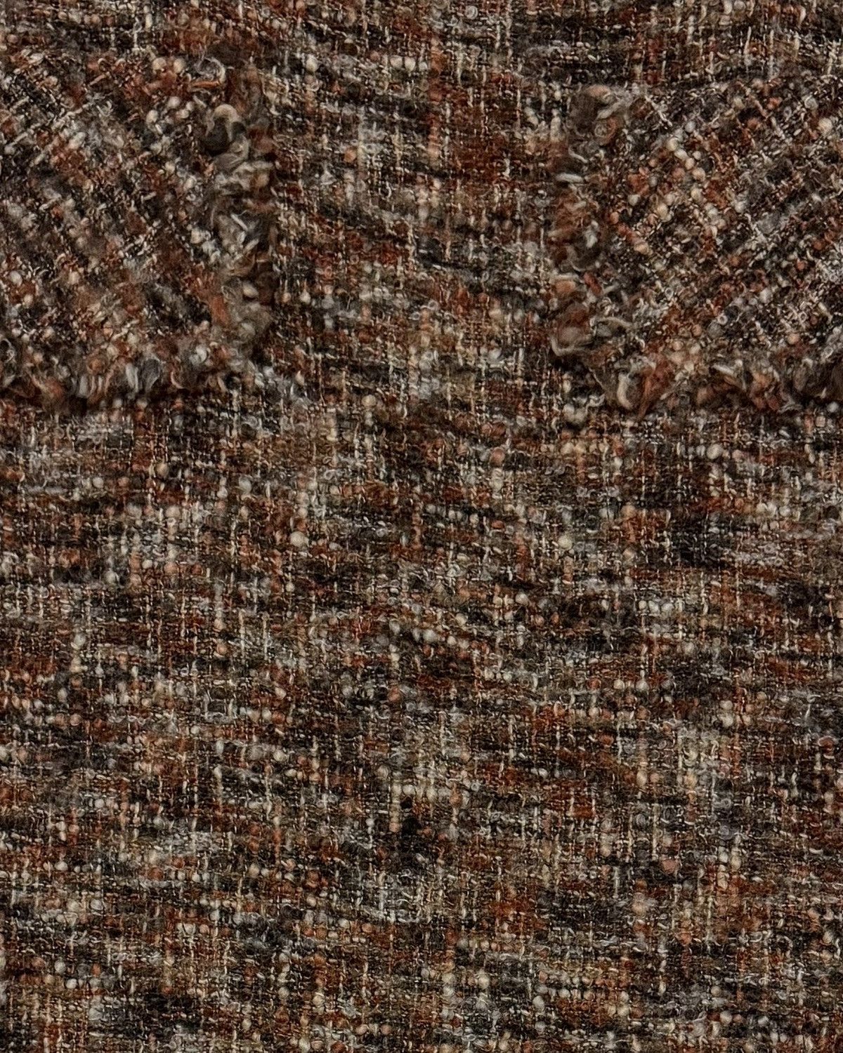 Junya Watanabe JUNYA WATANABE Tweed Maxi Skirt with Frayed Hem Size 27" / US 4 / IT 40 - 4 Thumbnail