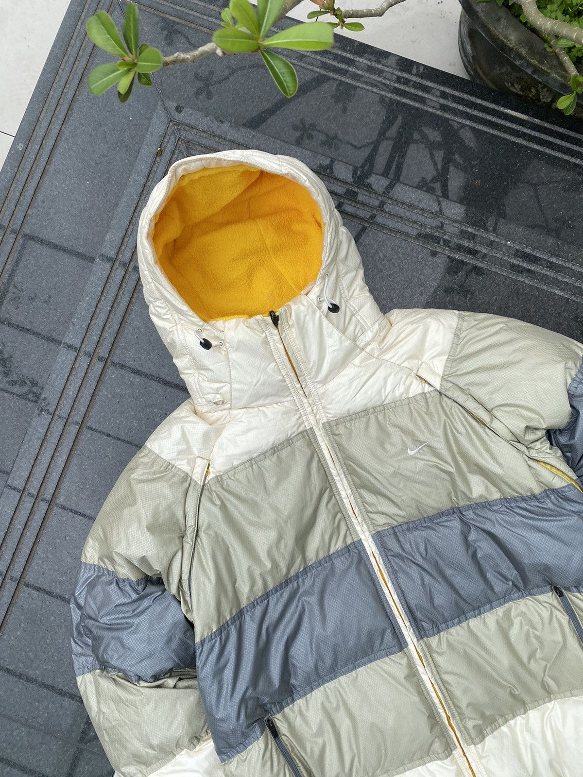 Nike × Vintage 90S NIKE RARE Y2K REVERSIBLE SWOOSH PUFFER DOWN JACKET LOGO Size US XL / EU 56 / 4 - 4 Thumbnail