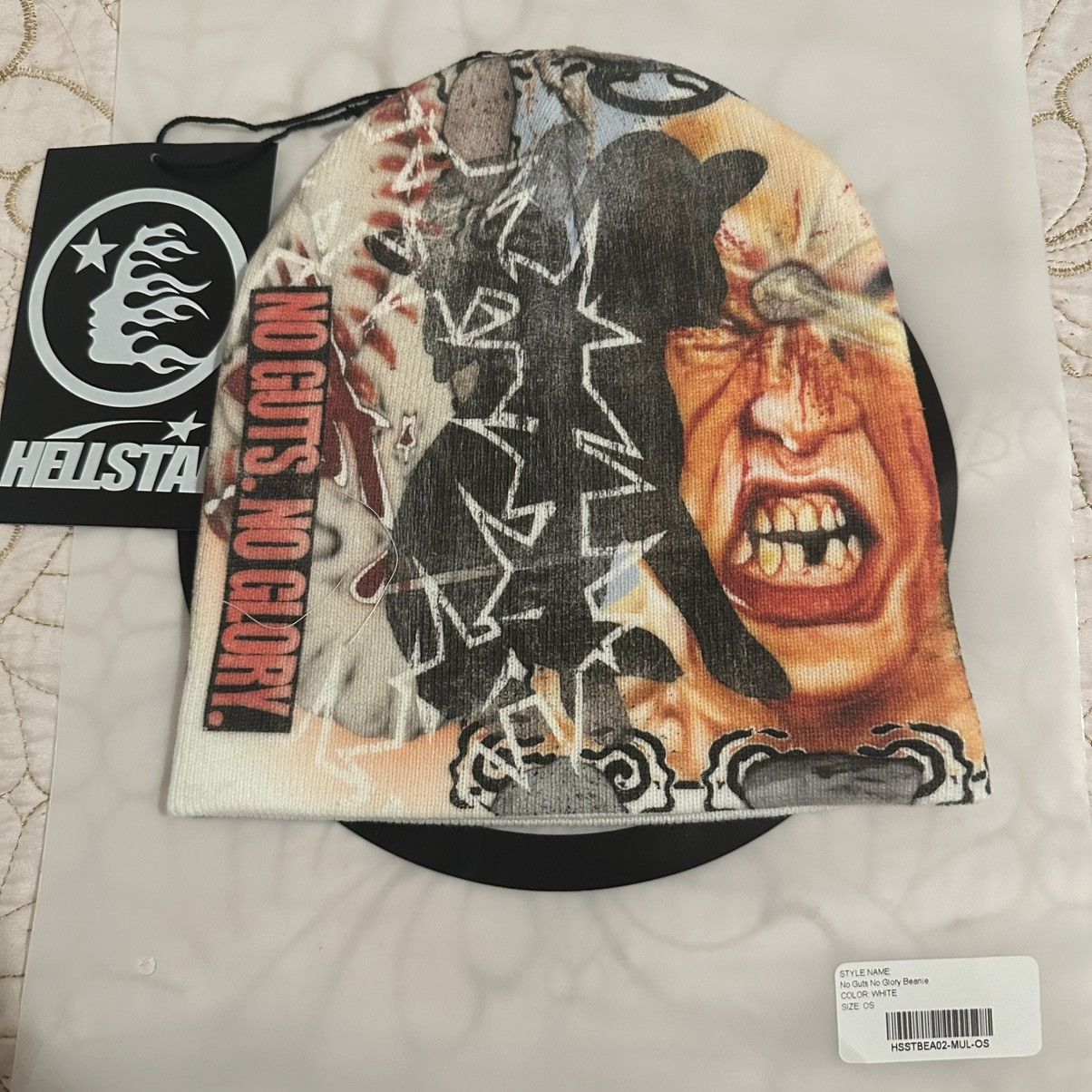 HELLSTAR Hellstar No Guts No Glory Beanie Size ONE SIZE - 2 Thumbnail