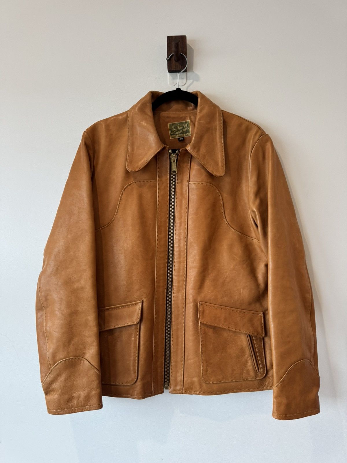 The Real McCoy's Joe McCoy Dead Wood horsehide leather jacket