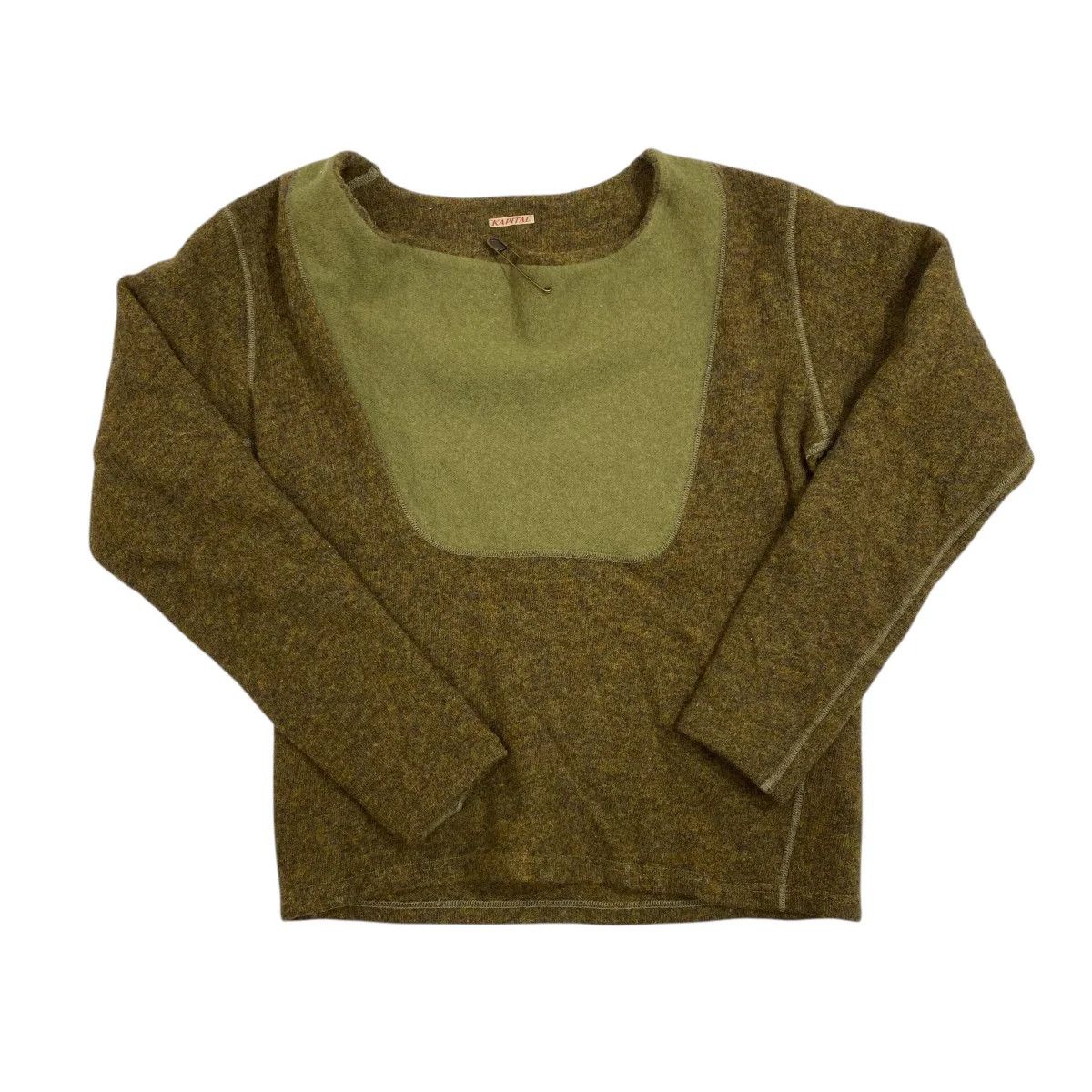 Safety Pin Wool Knit Sweater