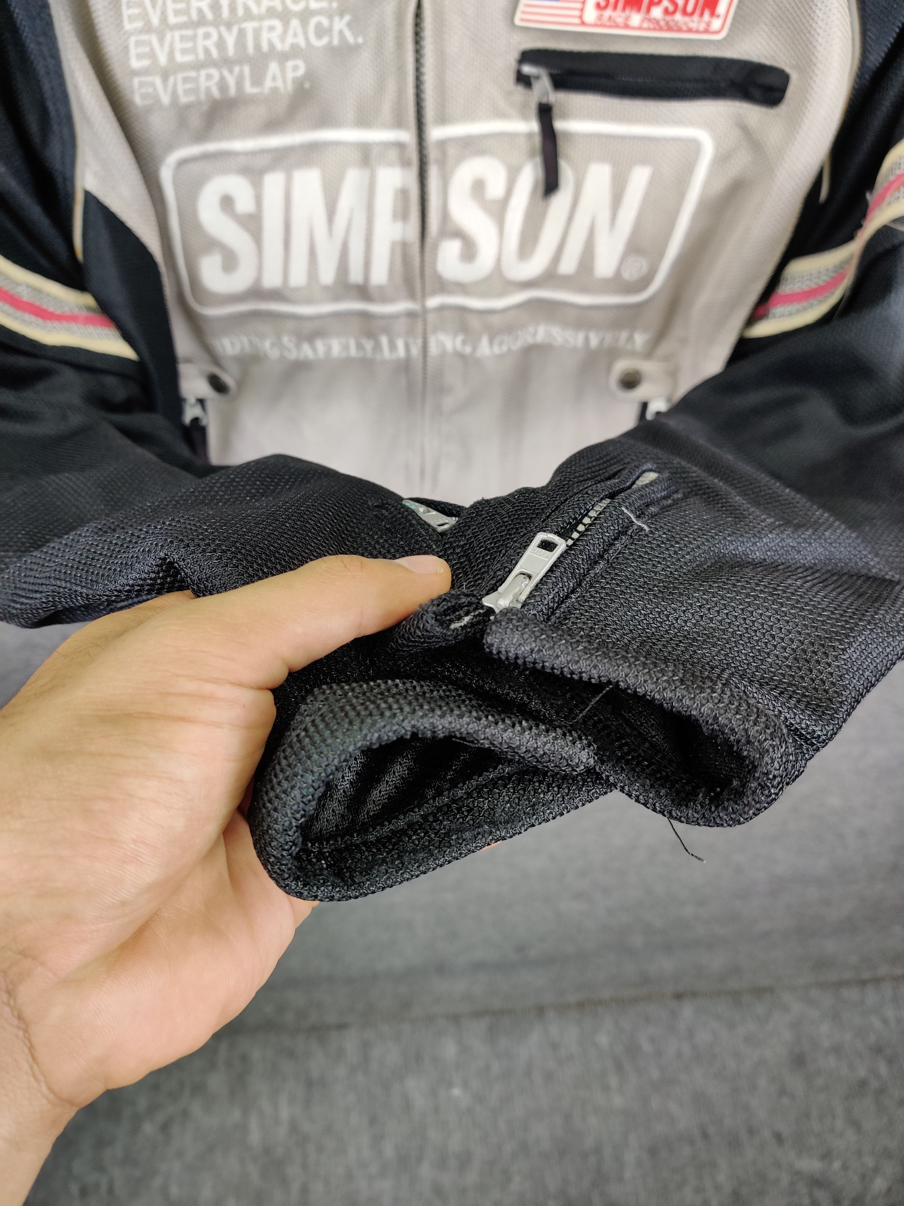 Vintage Vintage Simpson Racing Bikers Motorcycle Jacket Size US L / EU 52-54 / 3 - 14 Thumbnail