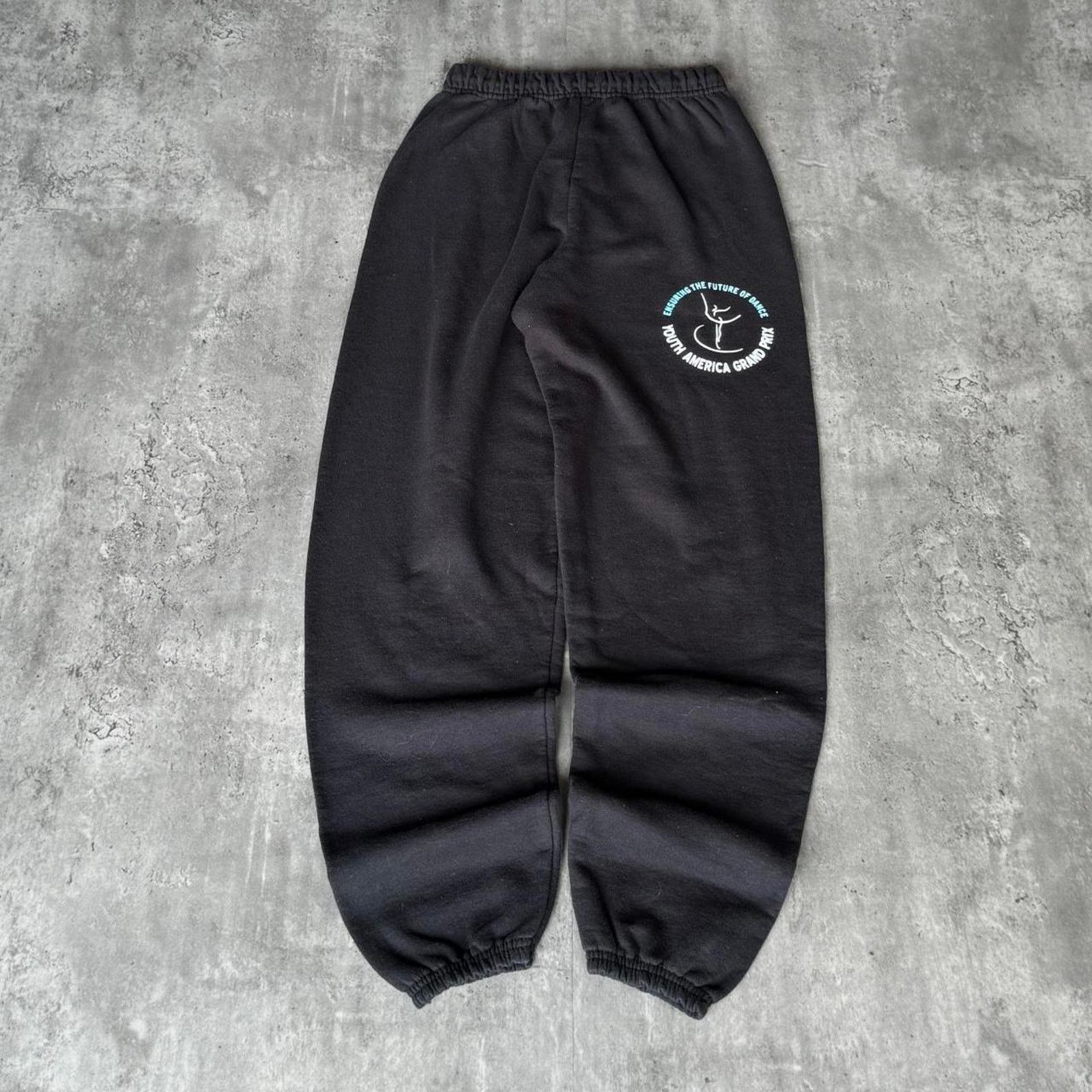Jerzees × Vintage Vintage Baggy Jerzees Essential Graphic Grunge Sweatpants Size US 28 / EU 44 - 1 Thumbnail