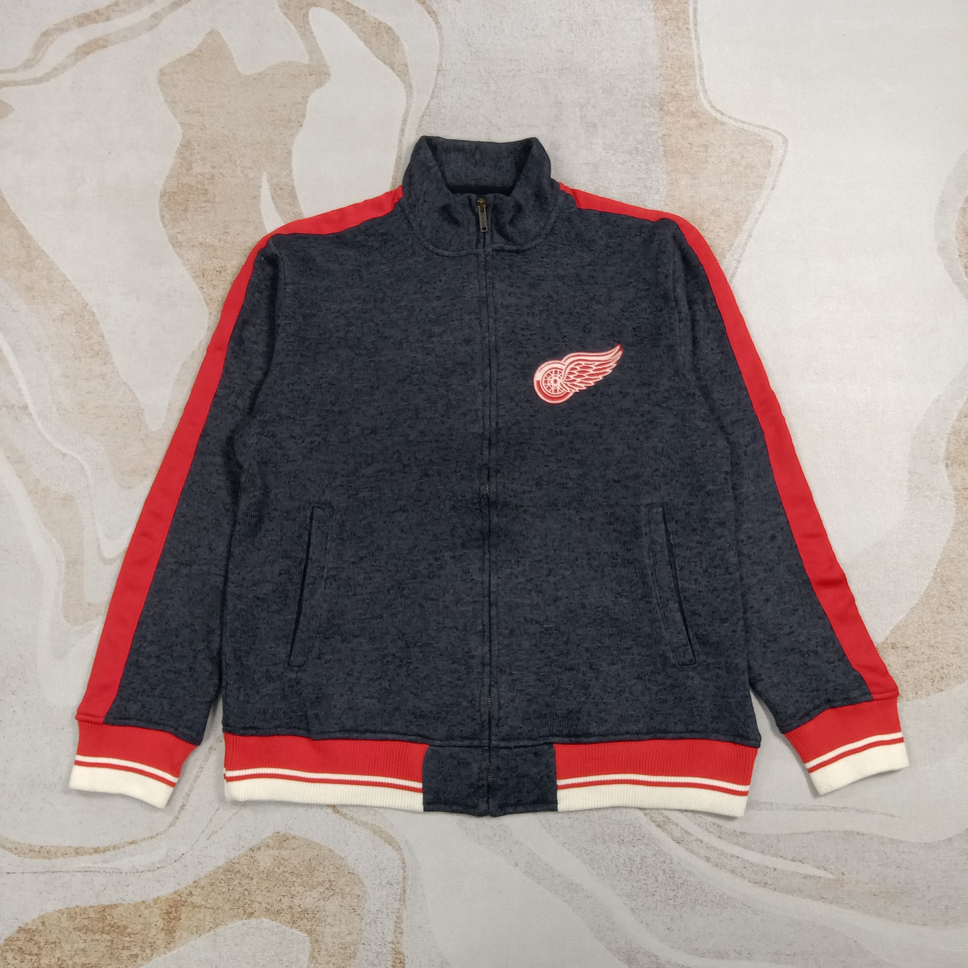 NHL CCM Detroit Red Wings Hockey Team Sweaters Jacket C273N12 Size US L / EU 52-54 / 3 - 1 Thumbnail