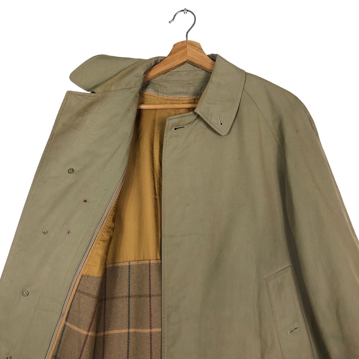 Burberry 🔥Vintage Burberrys Long Jacket Nova Check Lining Size US M / EU 48-50 / 2 - 13 Thumbnail
