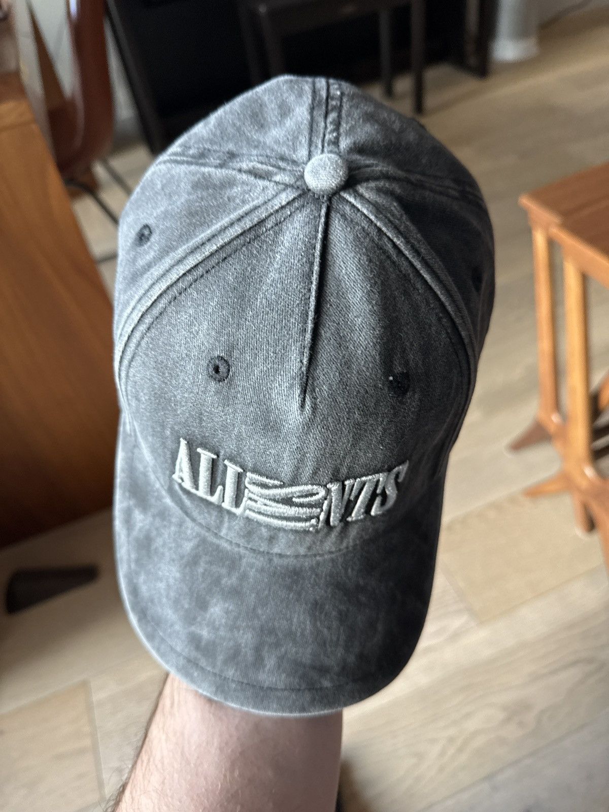 Allsaints AllSaints Cap - Washed Charcoal Grey - Excellent Condition Size ONE SIZE - 2 Thumbnail