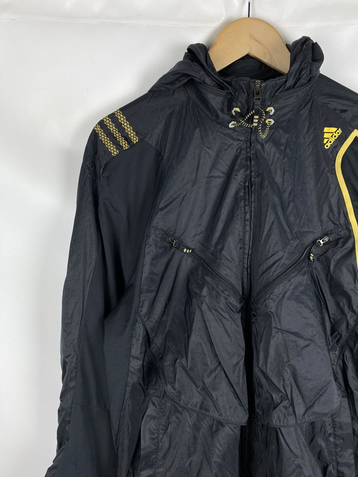 Adidas Adidas Running Vintage Japanese Hooded Windbreaker Jacket Size US M / EU 48-50 / 2 - 4 Thumbnail