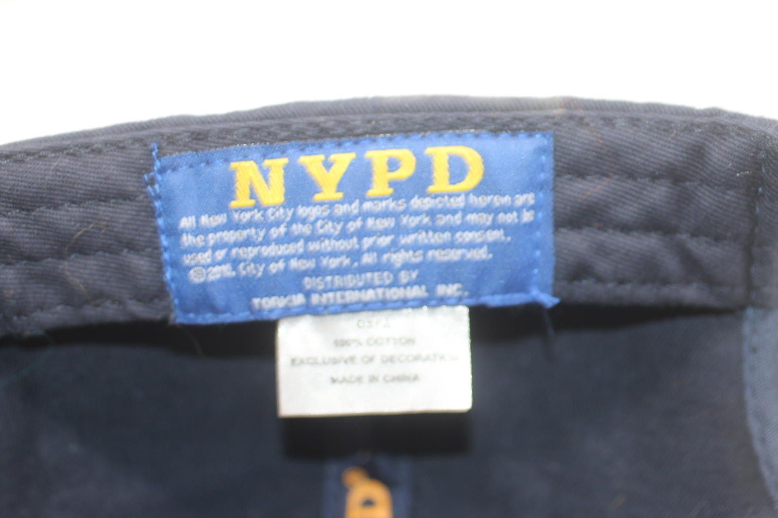 Unknown London NYPD Police of New-York USA Department Baseball Cap Hat Size ONE SIZE - 6 Thumbnail
