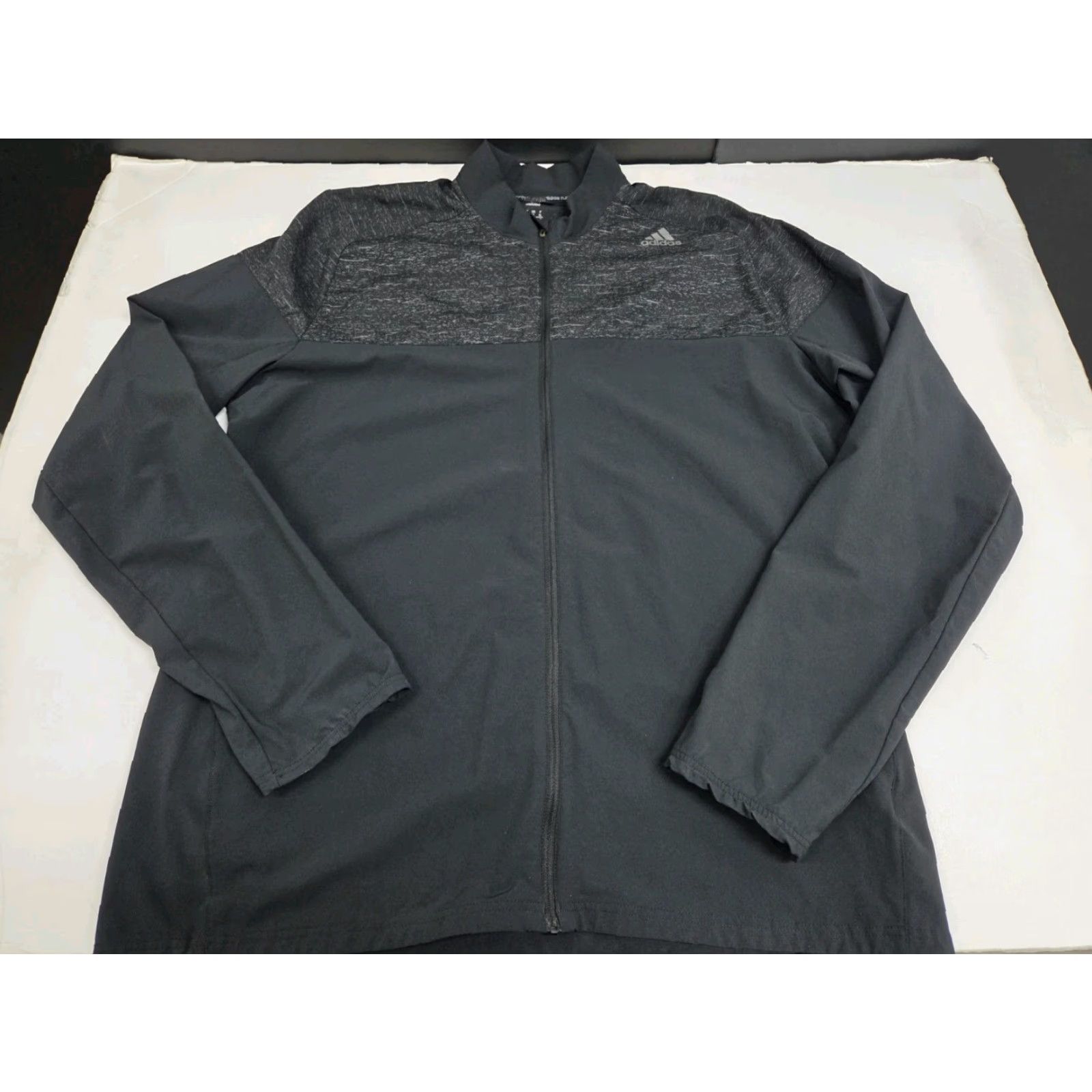 Adidas Adidas Running Super Nova Jacket Mens Full Zip XL Black/Grey Windbreaker Lightweight Softshell Size US XL / EU 56 / 4 - 3 Thumbnail