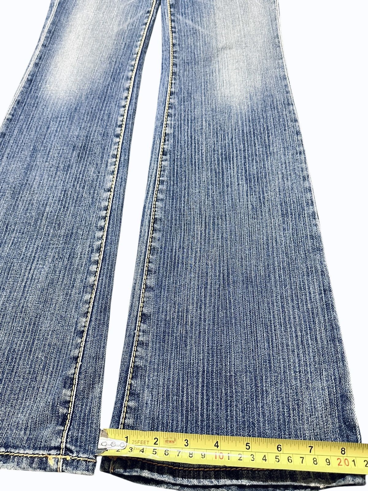 Vintage Vintage Distressed Nuve Faded Wash Flare Style Size US 28 / EU 44 - 17 Thumbnail