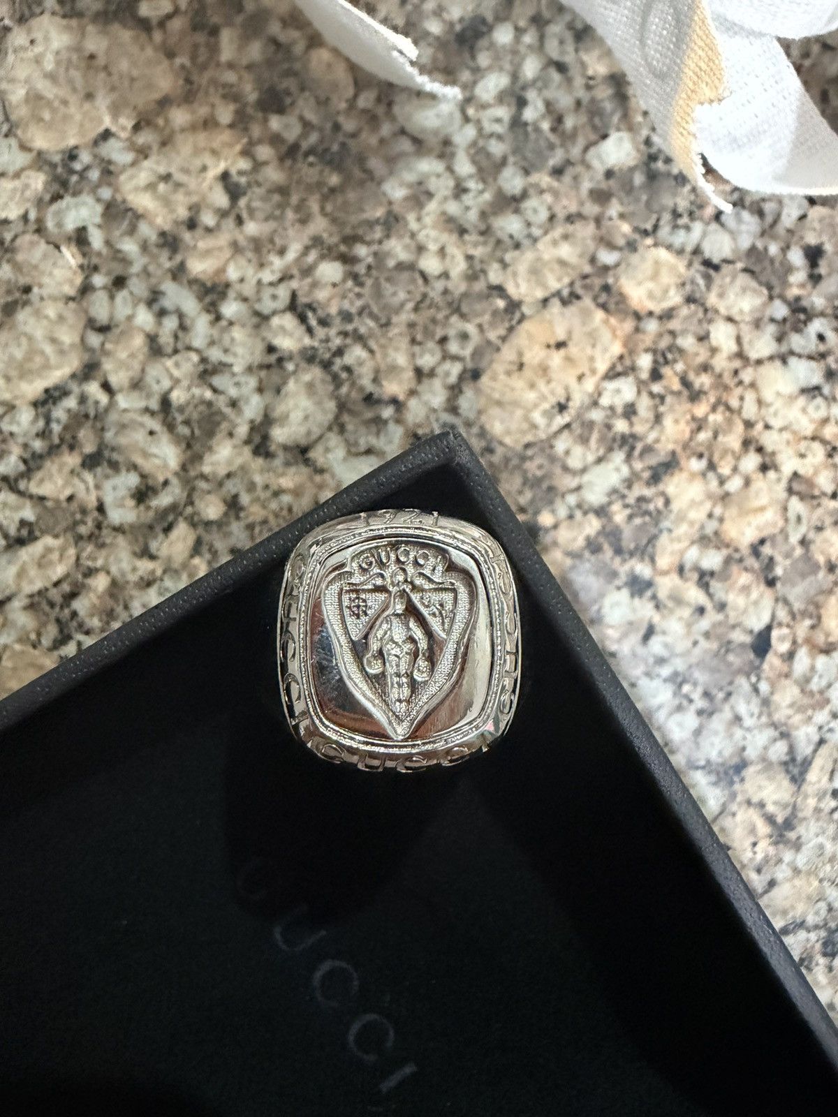 Gucci Gucci la famiglia Demna signet ring Size ONE SIZE - 5 Thumbnail