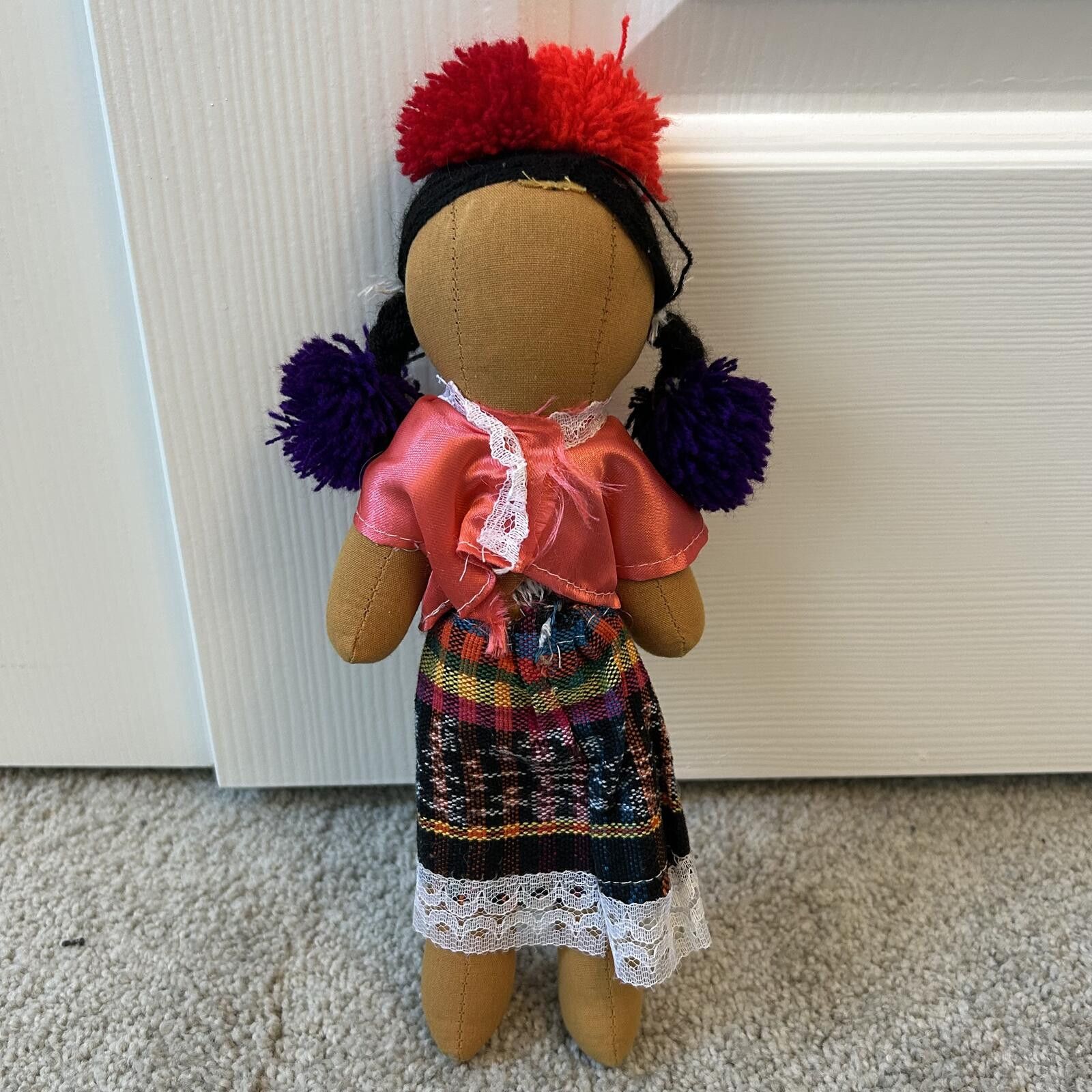 Handmade Handmade Mexican Maria Cloth Doll Fair condition Size ONE SIZE - 2 Thumbnail