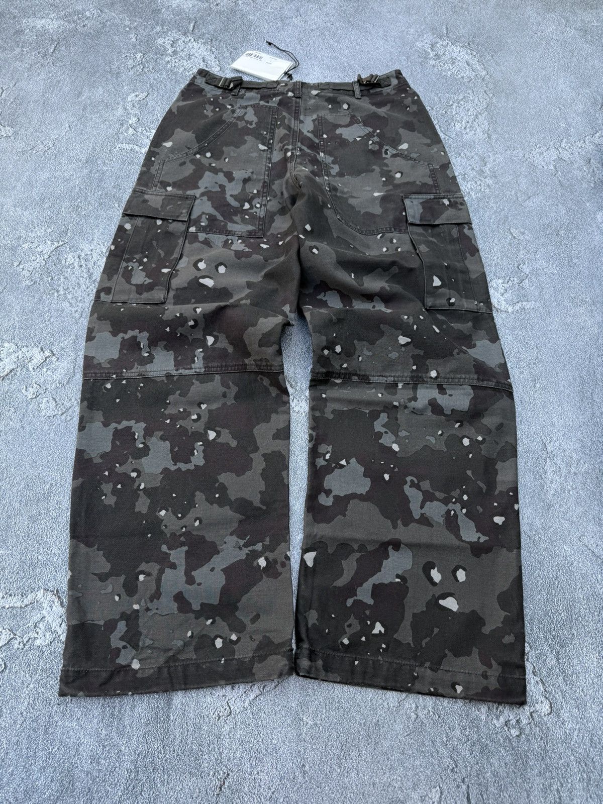 Kith NWT Kith Jaden Midnight Cookie Camo Logo Wide Aviator Pants Size US 30 / EU 46 - 6 Thumbnail