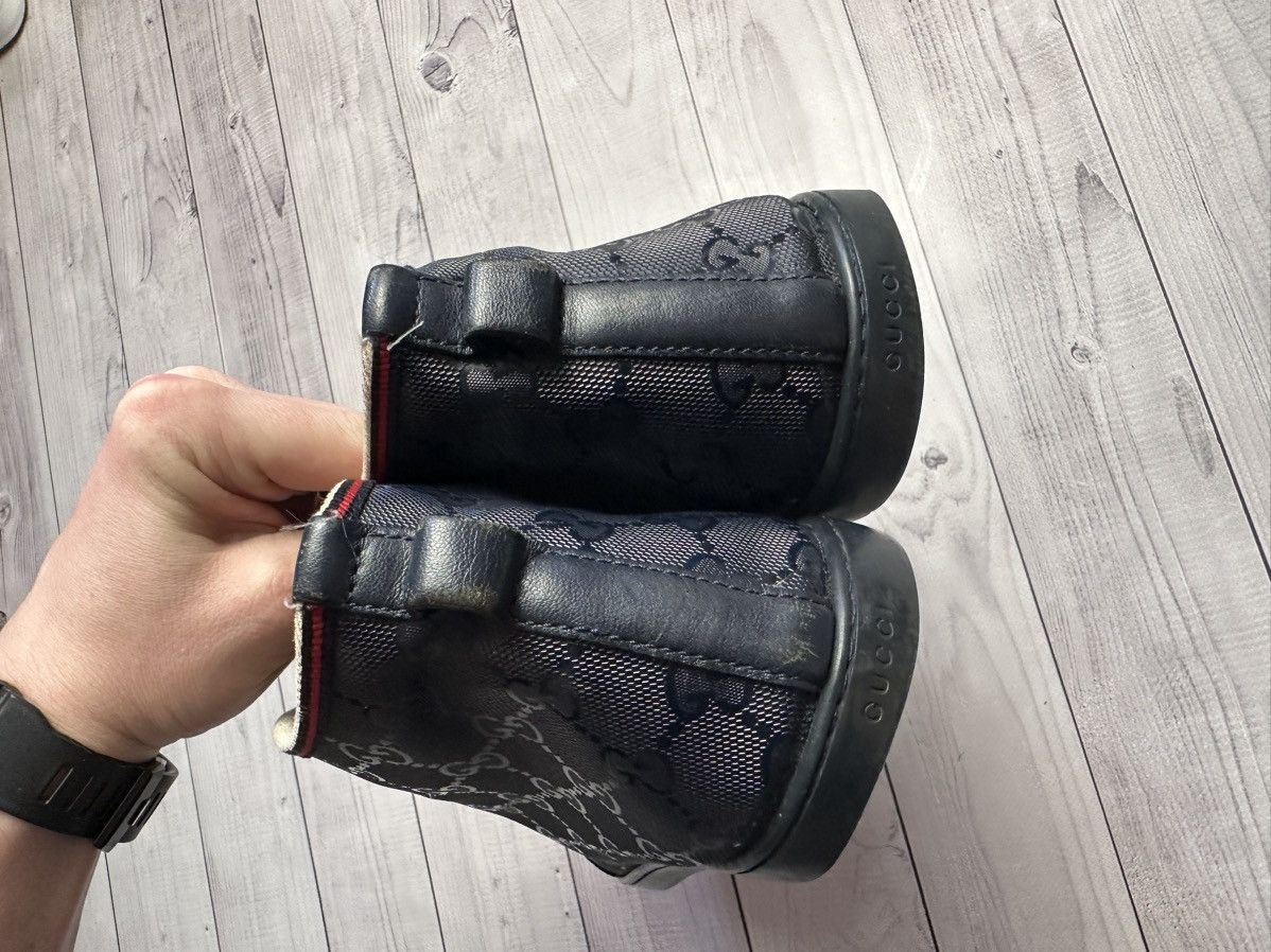Vintage Vintage Gucci shoes boots monogram blue size US7,5/8 Size US 7.5 / EU 40-41 - 16 Thumbnail