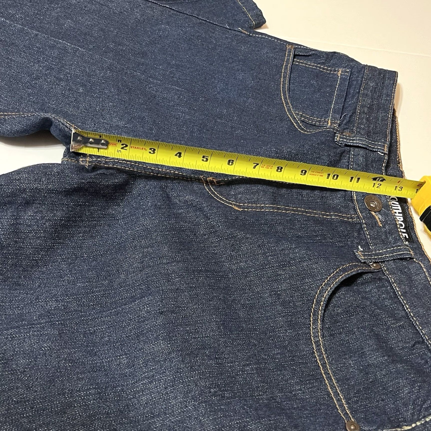 Southpole VINTAGE Southpole Jeans Mens 36x28 90s Hip Hop Y2K Dark Wash Denim Relaxed Straight Size US 36 / EU 52 - 4 Thumbnail