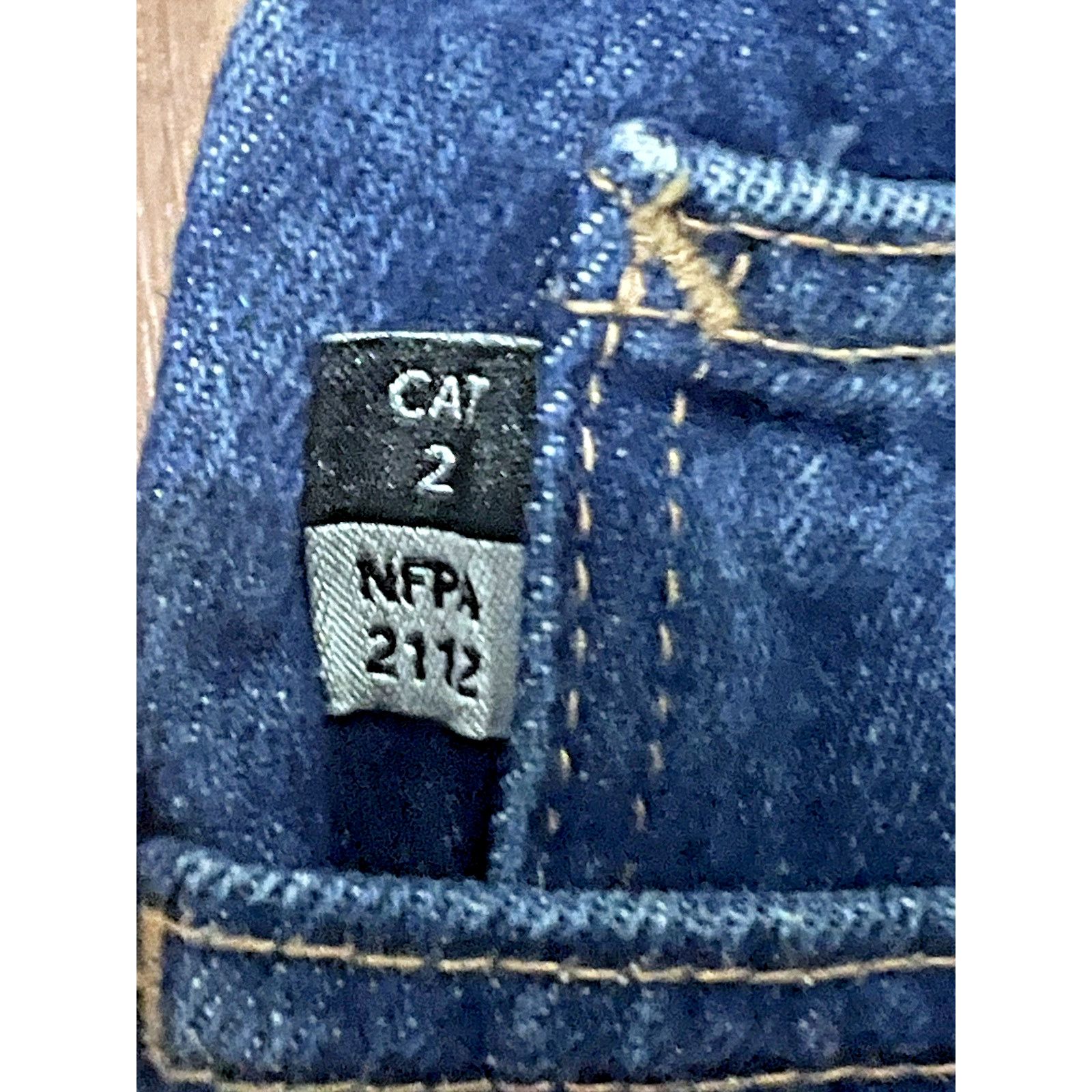 Carhartt Carhartt FR 2112 NFPA CAT2 Demin Jean Blue Cotton Size 38x32 Size US 38 / EU 54 - 3 Thumbnail