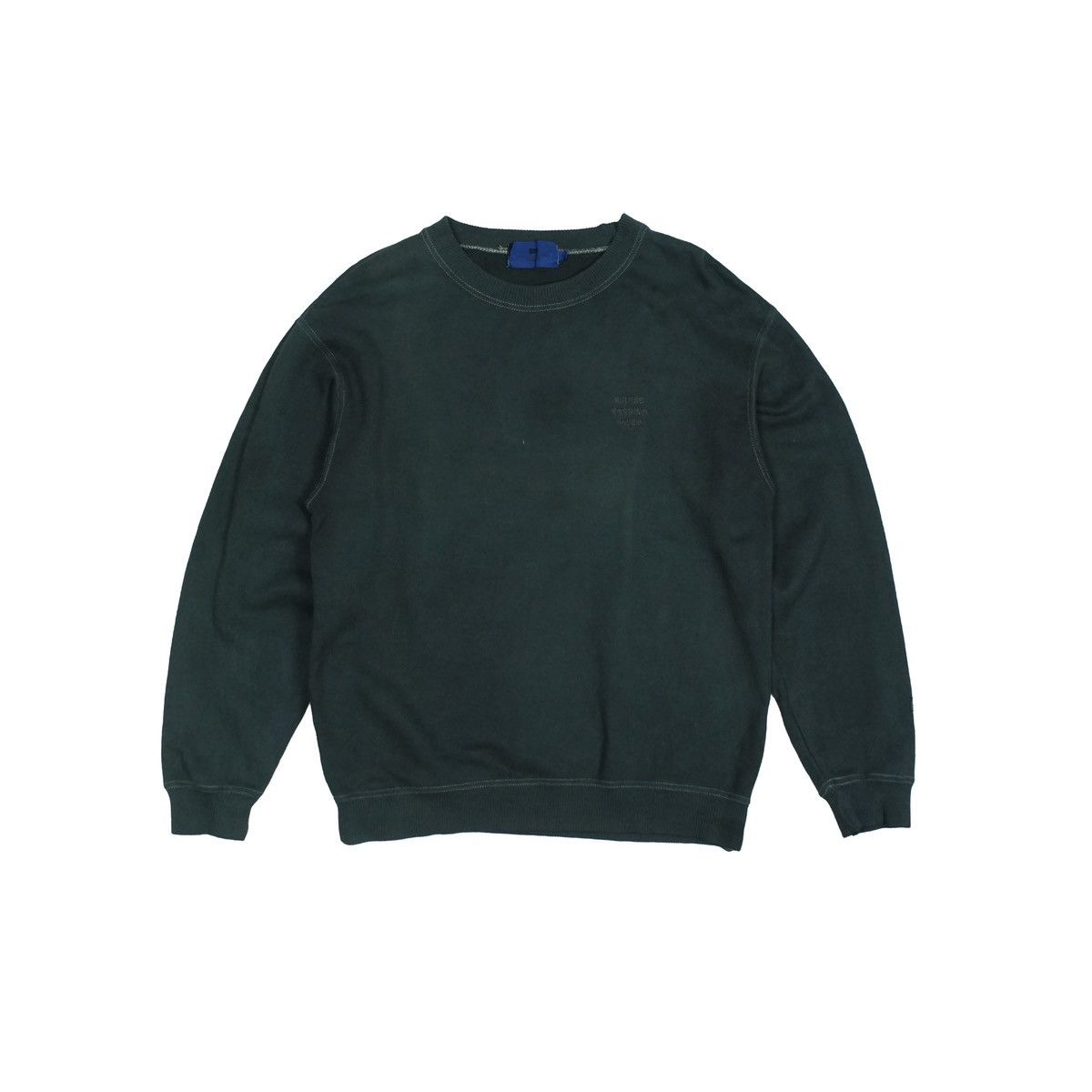 Hiroko Koshino Homme *NoTariff Hiroko Koshino Dyed Spell Out Logo Crewneck Size US M / EU 48-50 / 2 - 3 Thumbnail