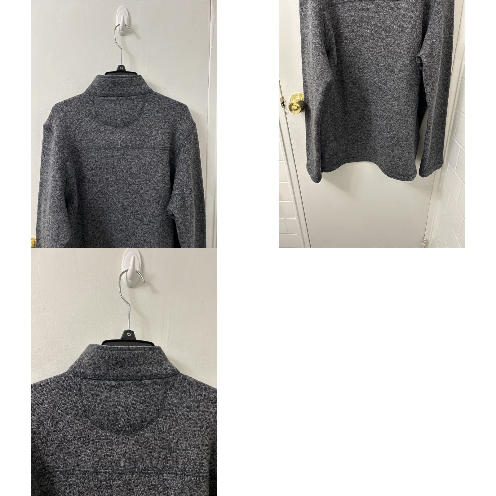 Vintage Woolrich Sweater 1/4 Zip Mens Medium Gray Pullover Long Sleeve Mock Neck Fleece Pocket Size US M / EU 48-50 / 2 - 9 Thumbnail