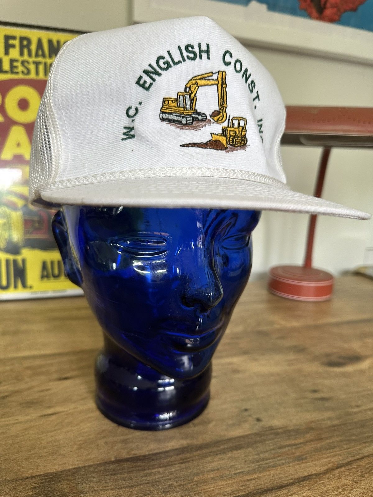 Vintage Vintage Construction Tractor White Snapback Size ONE SIZE - 5 Thumbnail