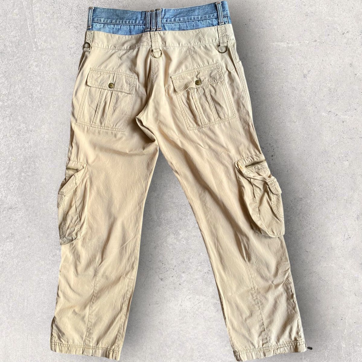 Dolce & Gabbana SS06 Hybrid Double Waist Cargo Pants Size US 32 / EU 48 - 3 Thumbnail