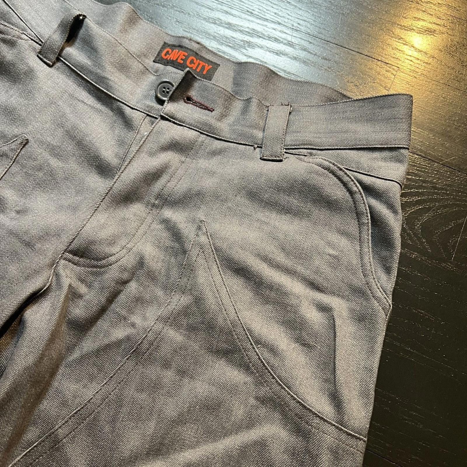 Designer Grey Cave City Western Ghost Rider Pants Size US 34 / EU 50 - 2 Thumbnail