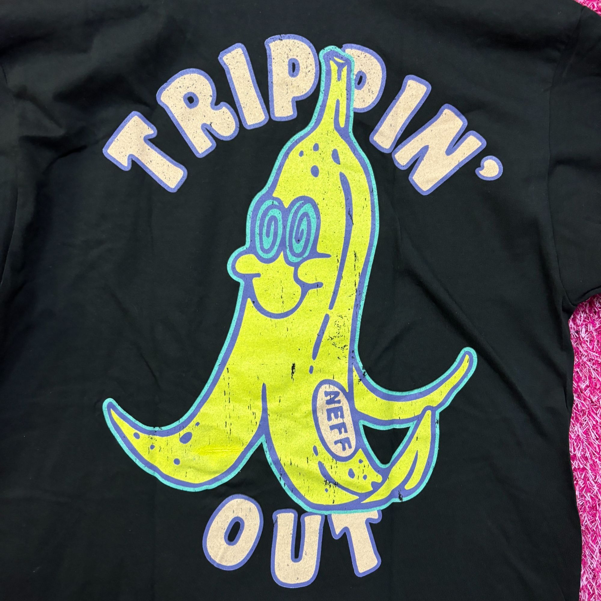 NEFF Neff Trippin Out Bannana T-shirt size medium Size US M / EU 48-50 / 2 - 2 Thumbnail